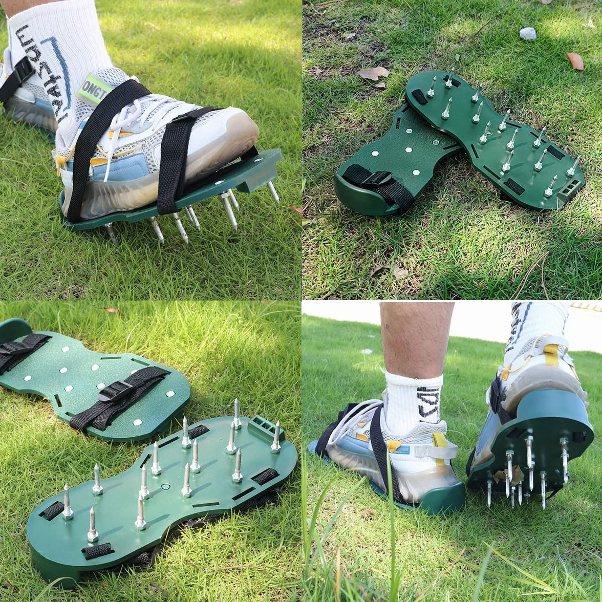 Napowietrzacz trawnika, profesjonalne buty do paznokci, buty do aeratora trawnika, buty do napowietrzania trawnika, buty do jastrychu, do zastosowania jako napowietrzacz trawnika lub buty do
