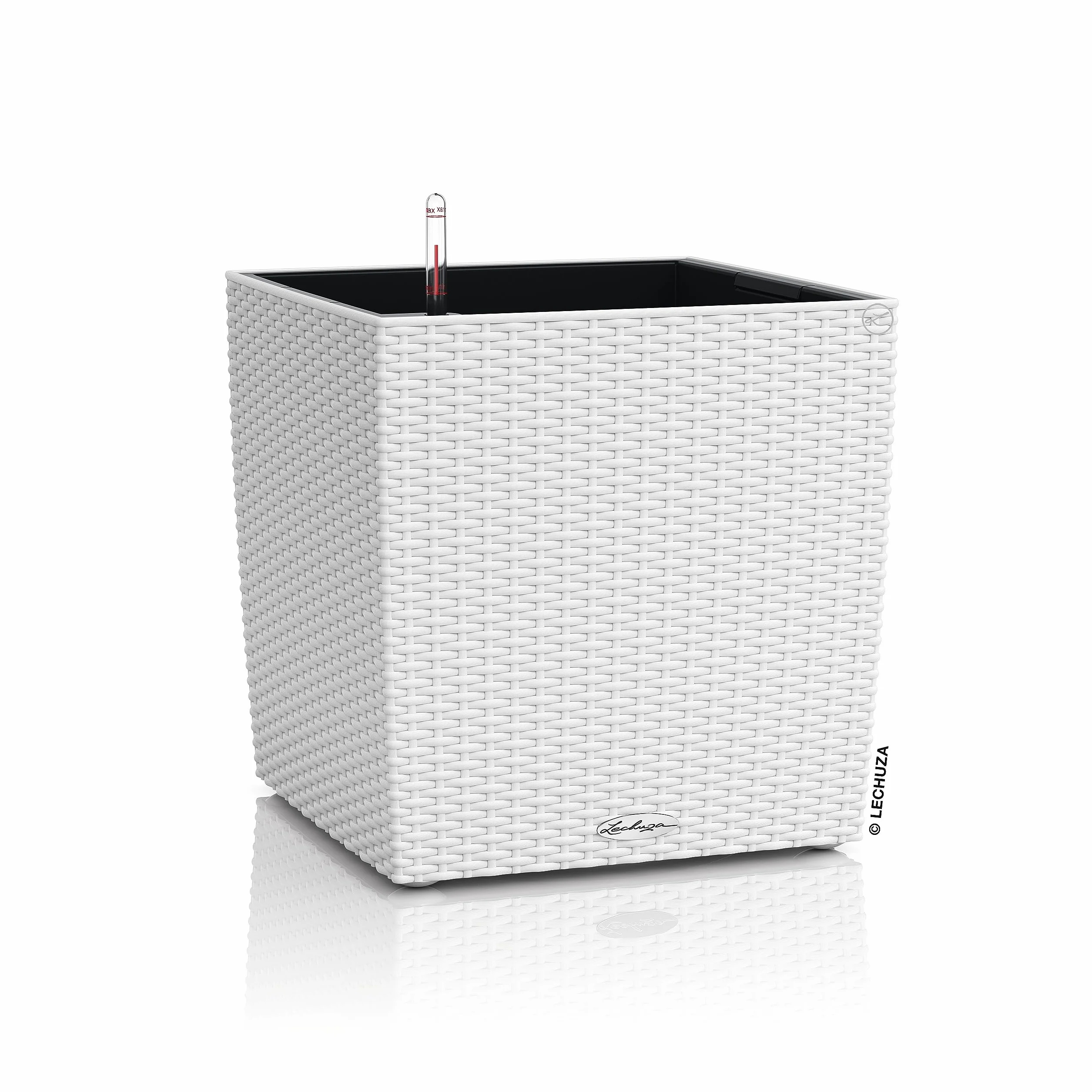 Lechuza Donica Cube Domek 30 Biały System Nawadniania