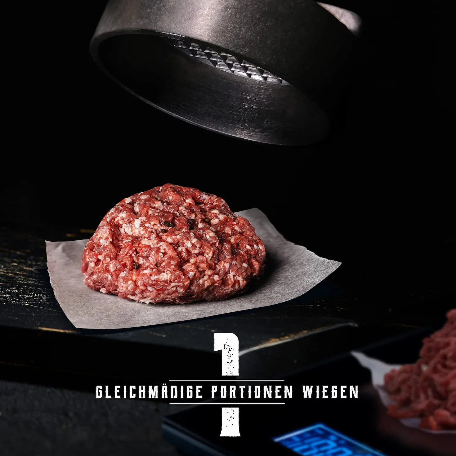 Burger Press XL 4,9 cala powłoka nieprzywierająca Hamburger Patty Maker