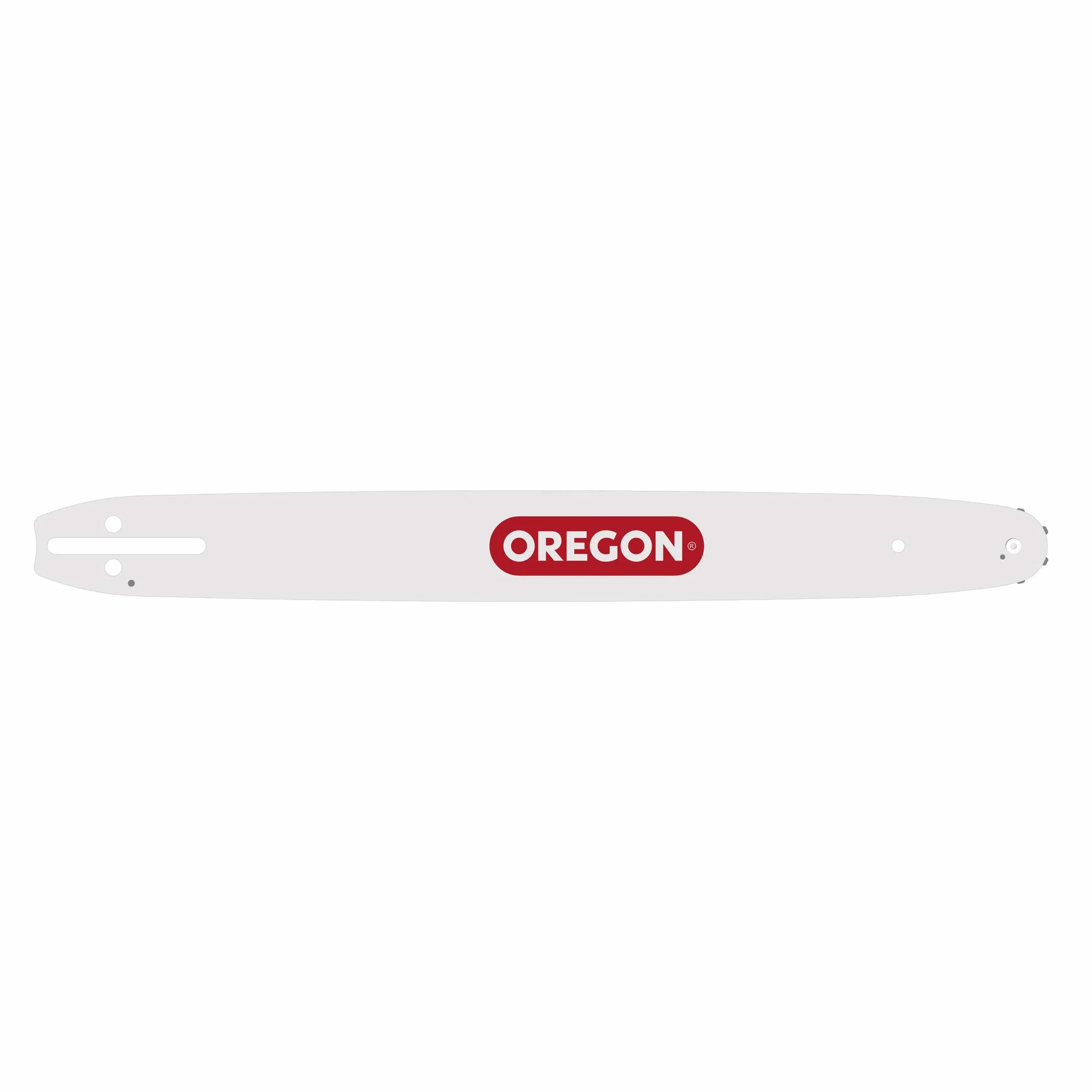 Oregon, Odwracalna Prowadnica 18" (45 cm) do Piły Łańcuchowej Single Rivet, Końcówka Montażowa A095, Podziałka 3/8" (Niski Profil), Rowek 1,3 mm, Pasuje do Husqvarna, Titan i Innych