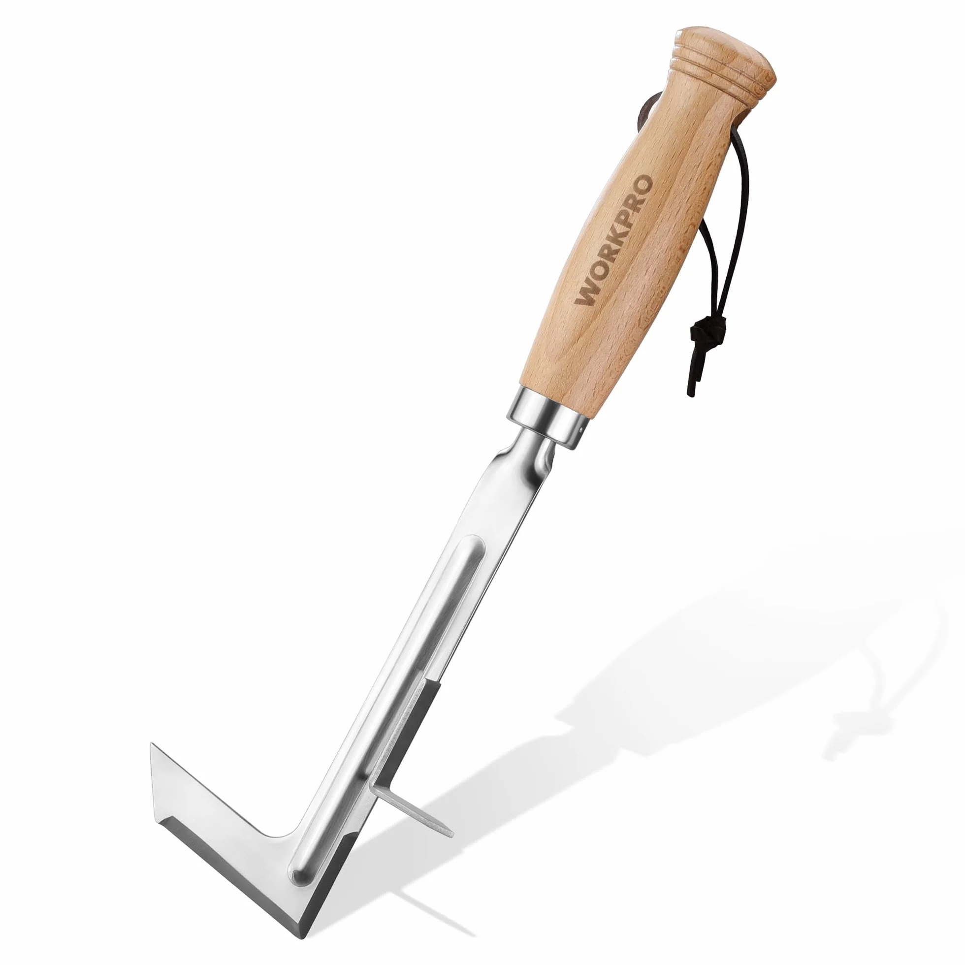 WORKPRO Narzędzia do pielenia 30 cm, ściągacz do chwastów i pęknięć, ręczny odchwaszczacz z ząbkowaną krawędzią, zadaszenie ogrodnicze do przegubów ogrodowych, trawnika, patio, chodnika i mchu
