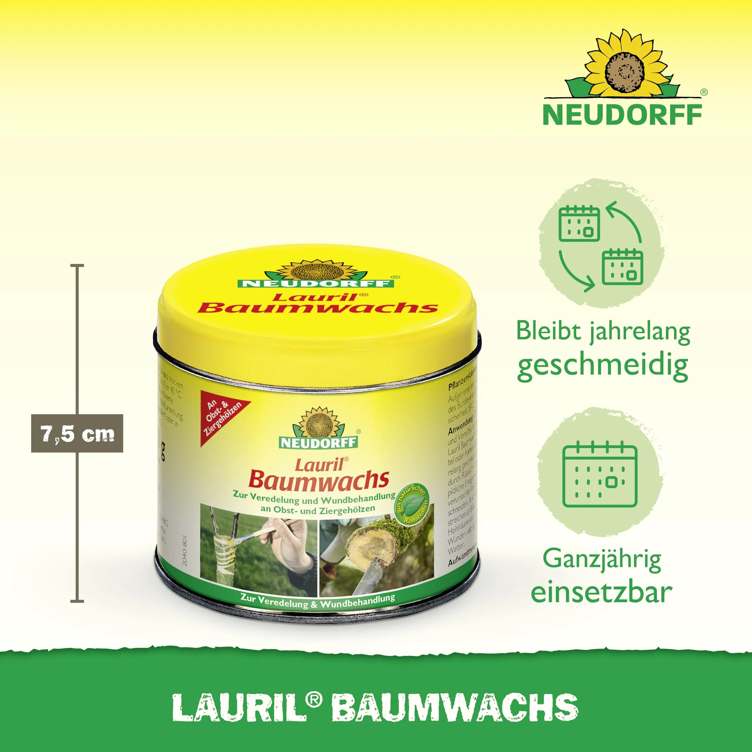 Neudorff 801 Lauril wosk drzewny, 250 g
