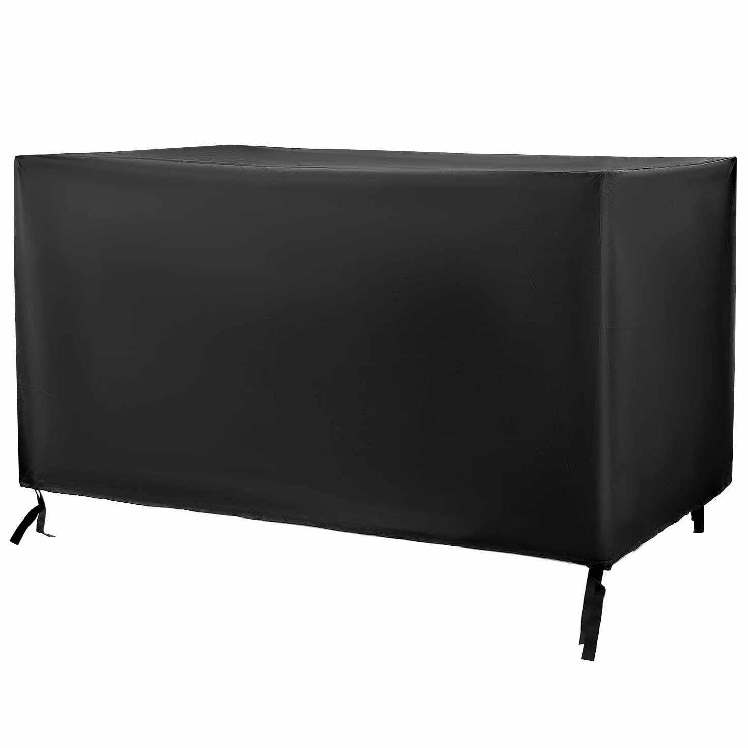 QWORK Pokrowiec na meble ogrodowe 150x90x80 cm anty-UV tkanina Oxford 420D wodoodporny