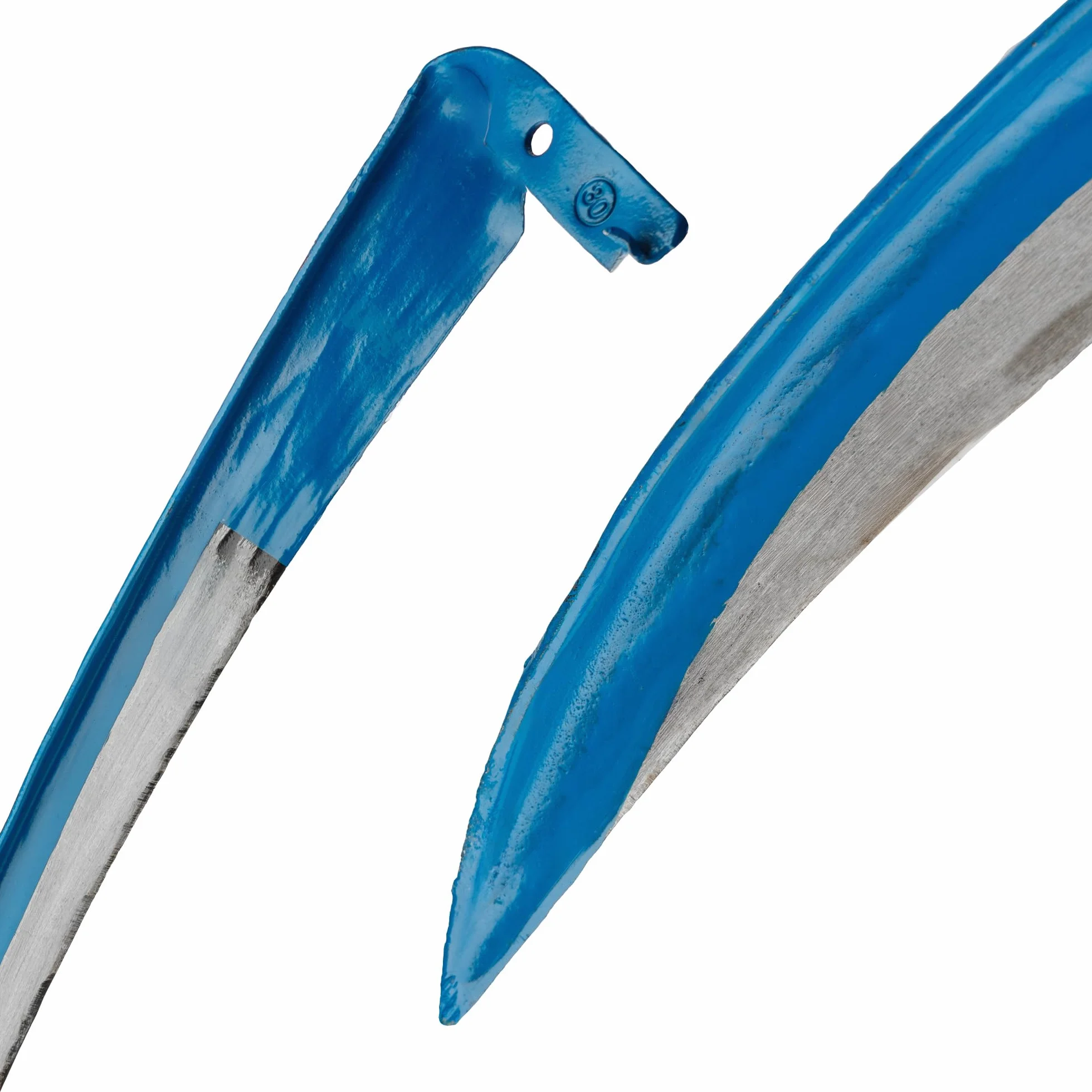 Kosa Ręczna Do Trawy 70 cm Ostrzona Metalowa Kosa Wyprofilowana Solidna i Lekka Stalowa Sierp Ogrodowy
