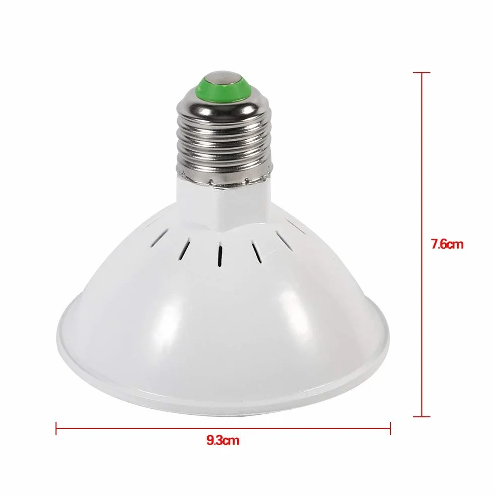 LED do uprawy 24W E27 mocny Panel pełne spektrum 200 LED szklarnia hydroponiczna warzywo doniczkowa roślina kwiatowa żarówka 85~265V
