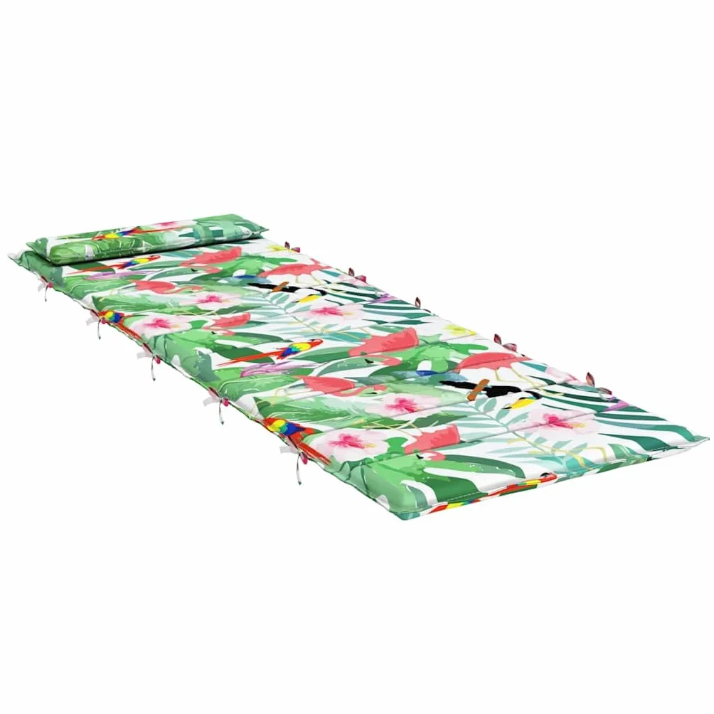 vidaXL Poduszka na leżak, wielokolorowa, 180x60x4 cm, tkanina Oxford, poduszka na siedzisko, poduszka na meble ogrodowe, poduszka na leżankę ogrodową
