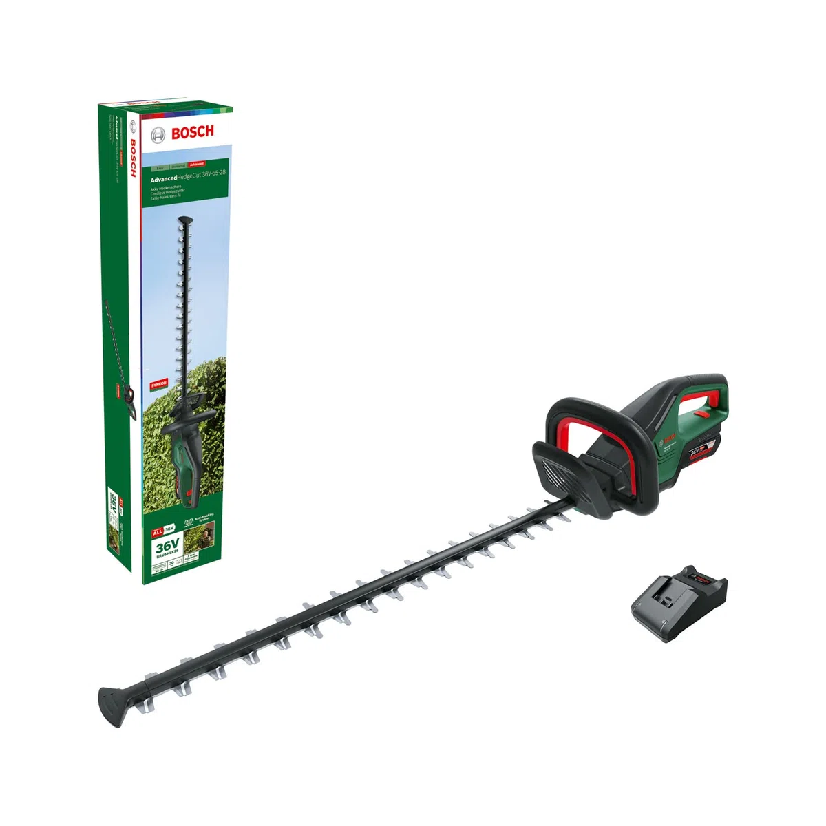 Bosch Advancedhedgecut Nożyce do Żywopłotu, Zielony, 36V