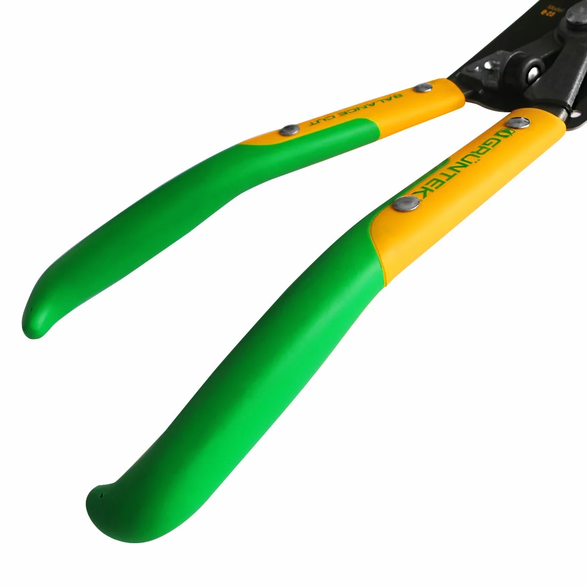 GRÜNTEK Q-23 nożyce do żywopłotu 600 mm, kute proste ostrza, amortyzator, wyważone, zadowolenia 90 dni, do żywopłotów, krzewów, małych gałęzi do 6 mm, krzewów