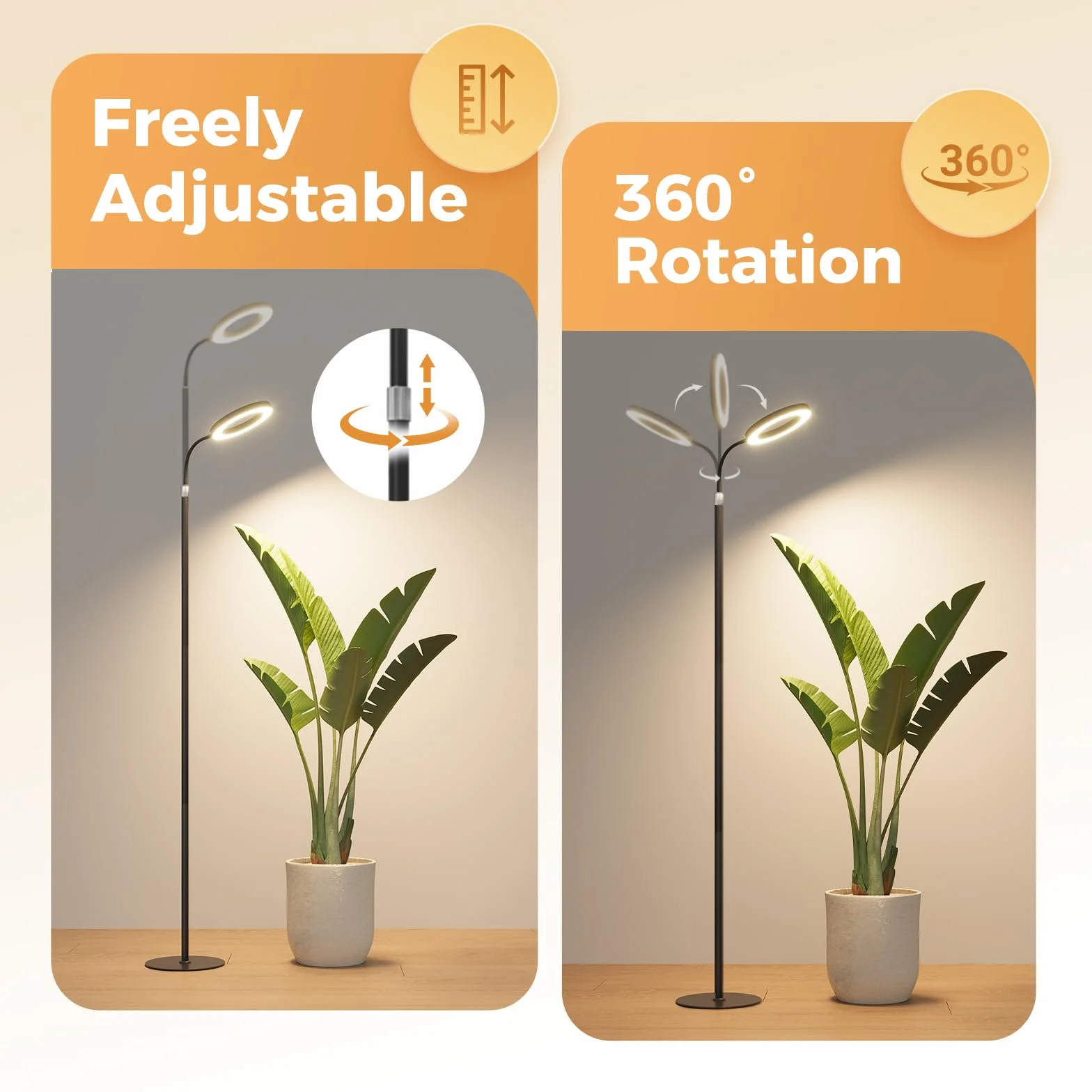 Bamworld Lampa do uprawy roślin z podstawą
