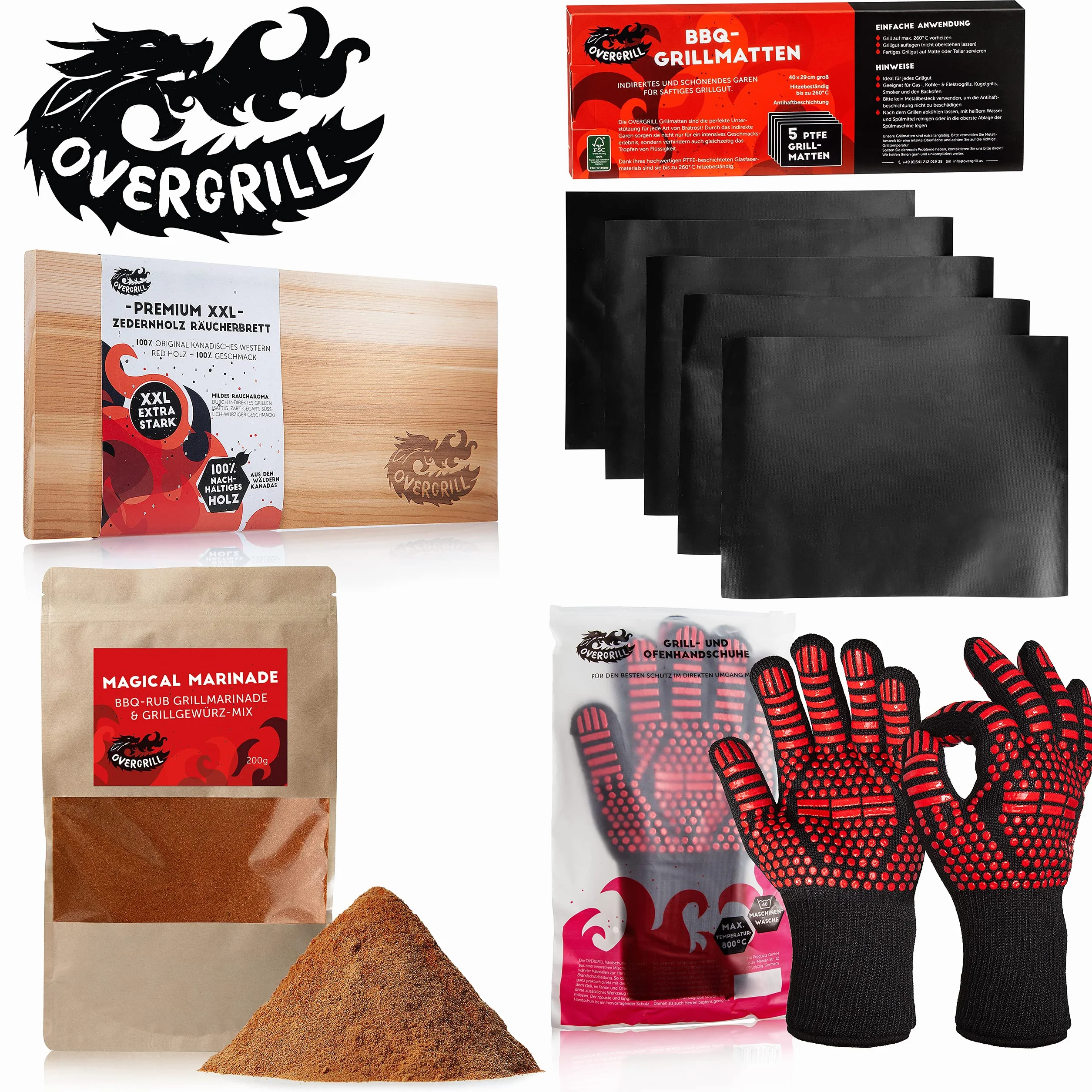 Deska do grillowania z drewna cedrowego: Premium XXL deska do palenia – deska do grillowania z drewna kanadyjskiego Western Red, deska do grilla dla łagodnego aromatu dymu, deska grillowa z drewna cedrowego