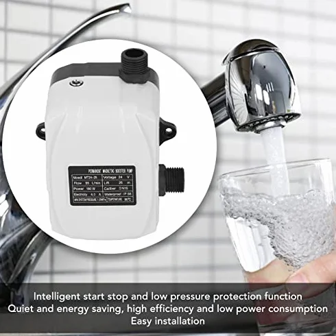 Pompa Wspomagająca Ciśnienie Wody do Domu, Pompa Ciśnieniowa DC 24 V 180 W, Automatyczny System Podnoszenia Ciśnienia Wody, Wysokie Ciśnienie Wody do Zraszaczy Prysznic Kuchnia
