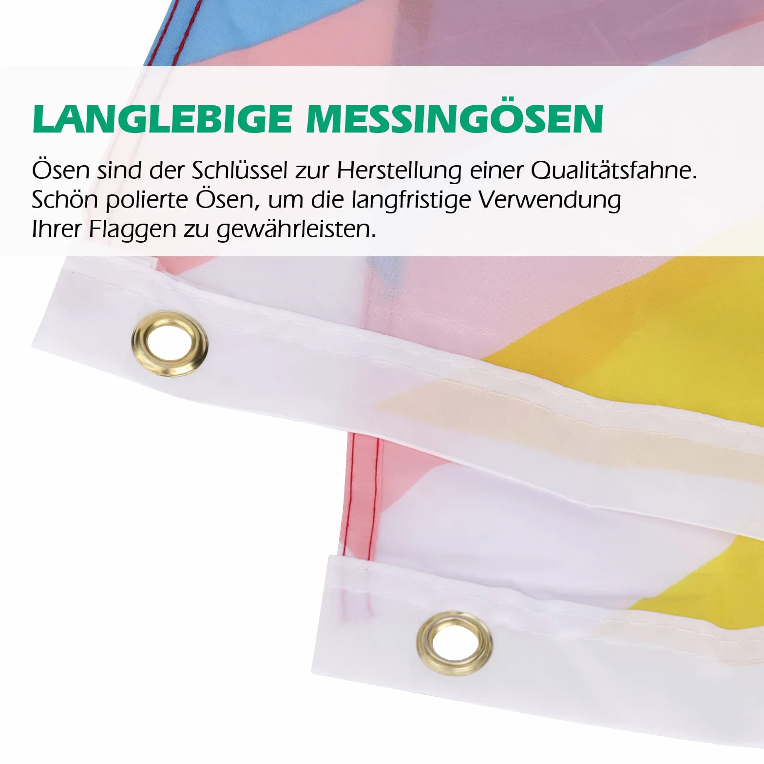 MOGADEE® Progress Pride flaga, tęczowa flaga LGBTQ, Joint-Pride, 150 x 90 cm, może być używana na zewnątrz, odporna na warunki atmosferyczne, z 2 mosiężnymi oczkami