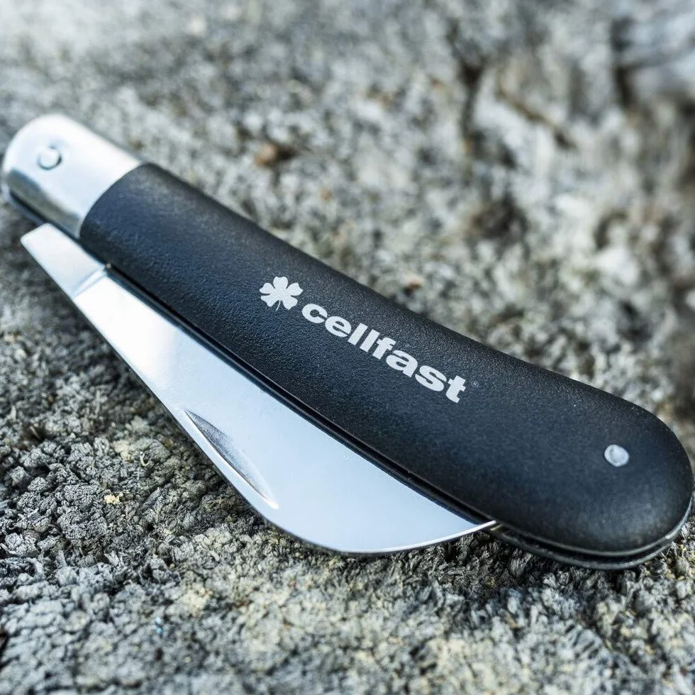 Cellfast Nóż ogrodowy - szczepak, Praca sadownicza, Ergonomiczna rękojeść, Precyzyjny, Składane ostrze, Stabilny chwyt, Wytrzymała stal nierdzewna 3CR13,