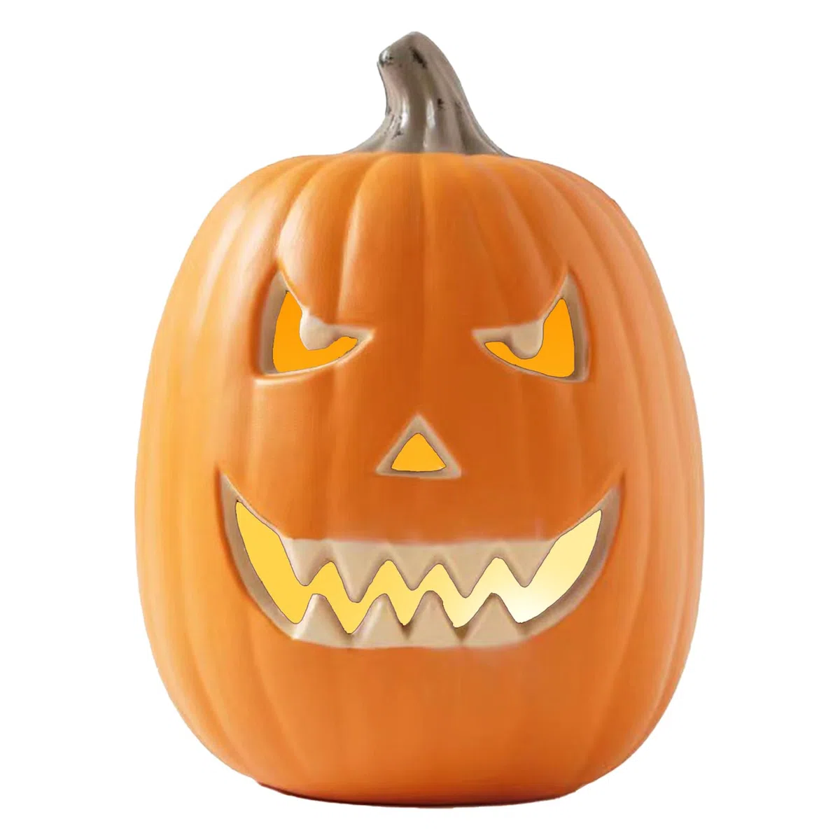 Halloweenowa Latarnia Dyniowa, światła Dyniowe Świecąca Latarnia Dyniowa na Baterie, Oświetlona Duża Dynia, Rozświetlona Dynia Vintage Dekoracje na Halloween (B)