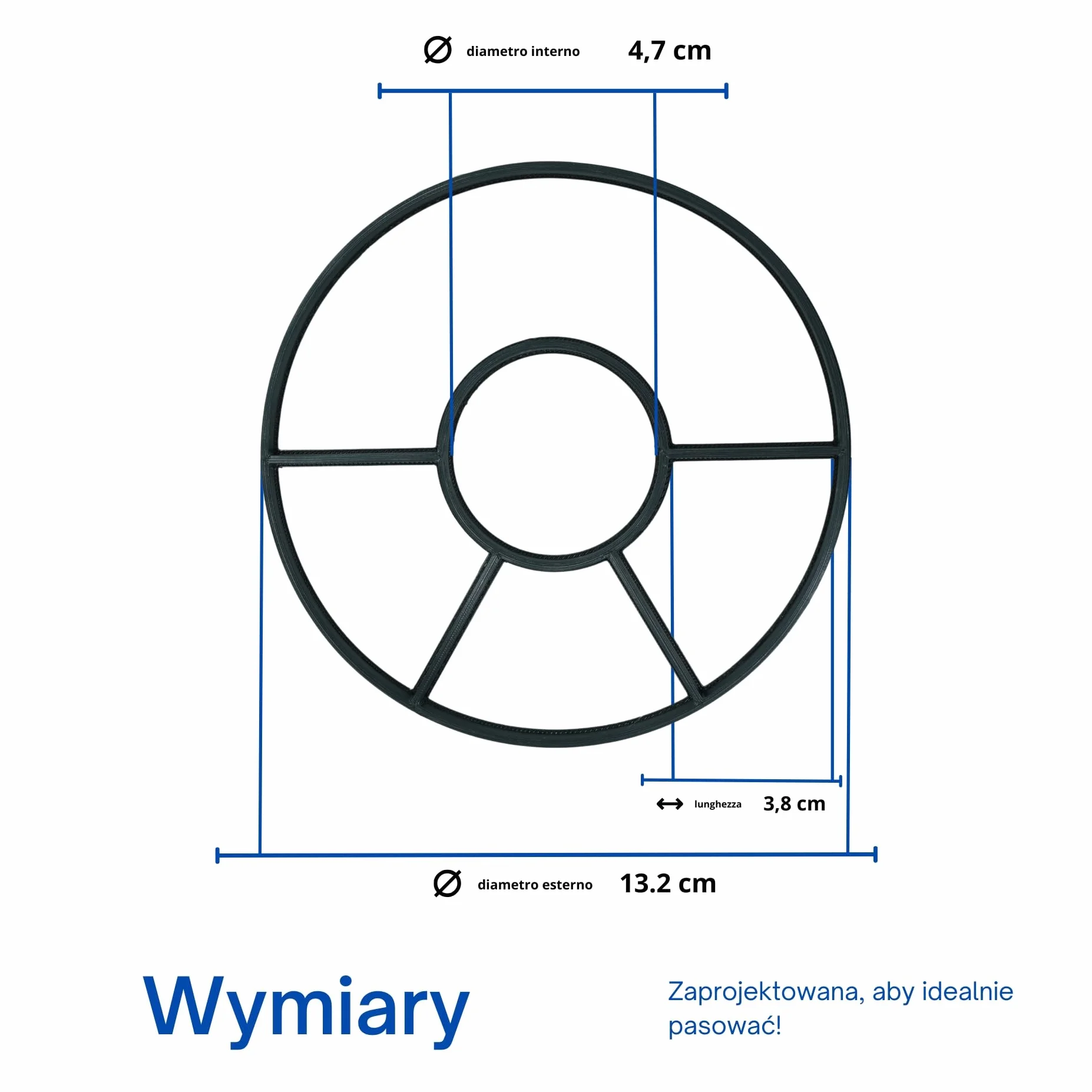 Uszczelka gwiazdowa kompatybilna z Bestway Flowclear - 13,2 cm 2006 l/h Filtr Piaskowy Pompa Basenowa Uszczelka Zaworu Basen Akcesorium Część Zamienna