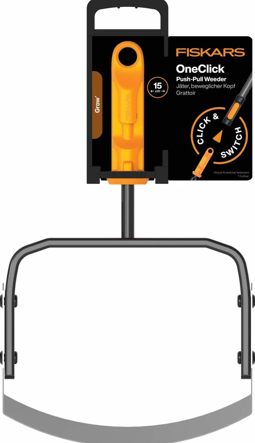 Fiskars OneClick Push-Pull Weeder