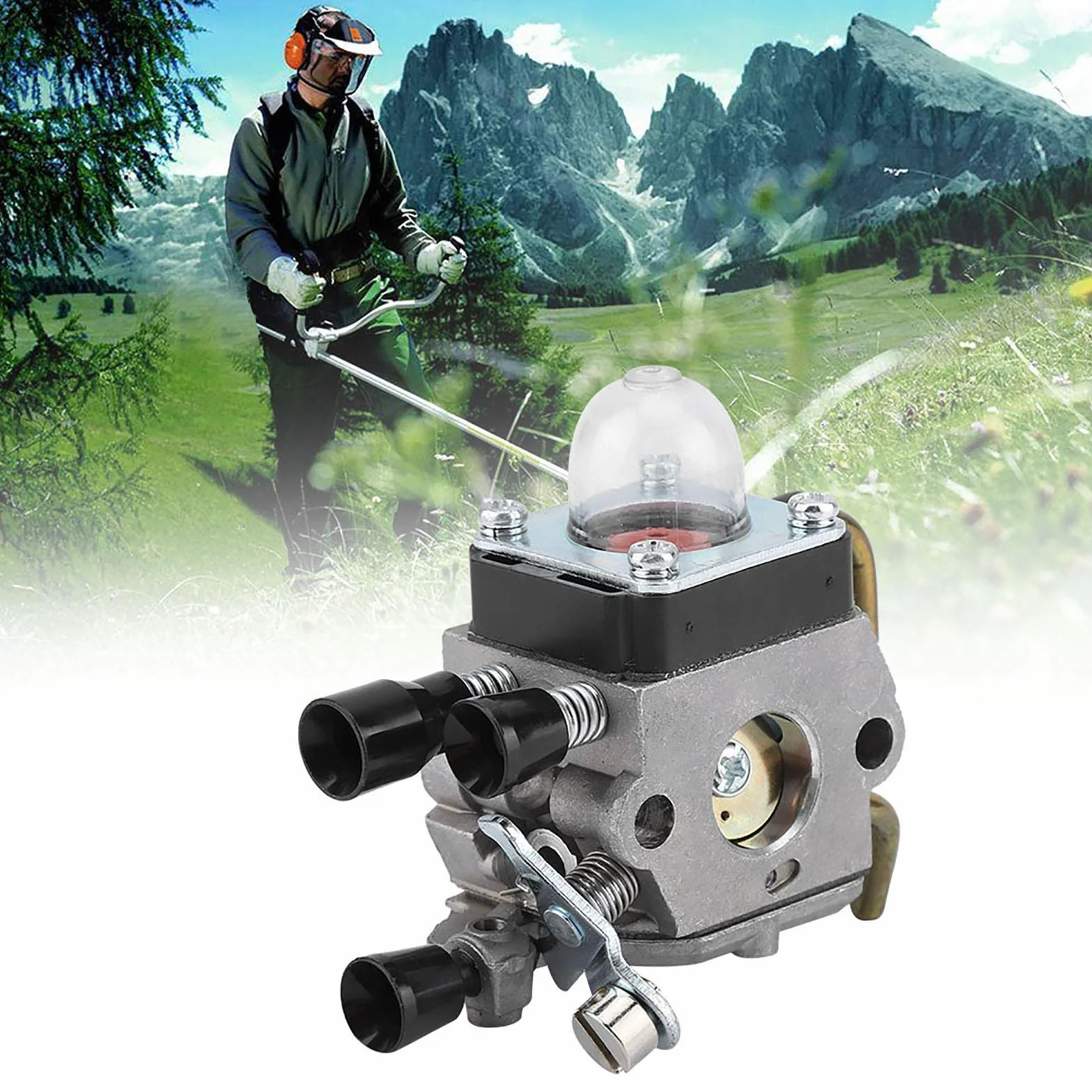 Gaźnik Nożyce do żywopłotu Hs45 Fs55 Kosa Spalinowa Raguso Zestaw Pour Neufu Zestaw De Fs38 Zestaw Gaźnika do do Fs55 Fs55Rc Fs38 Km55 Hl45 Km55R