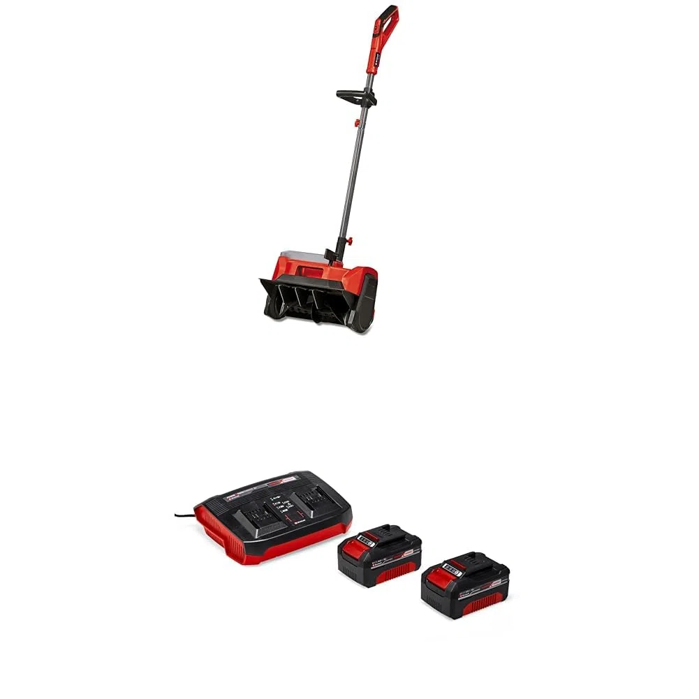 Einhell Odśnieżarka akumulatorowa GE-ST 36/40 Li E Power X-Change (litowo-jonowa, 36 V, szerokość robocza 40 cm, maks. wysokość śniegu 20 cm, w zestawie akumulator i ładowarka)