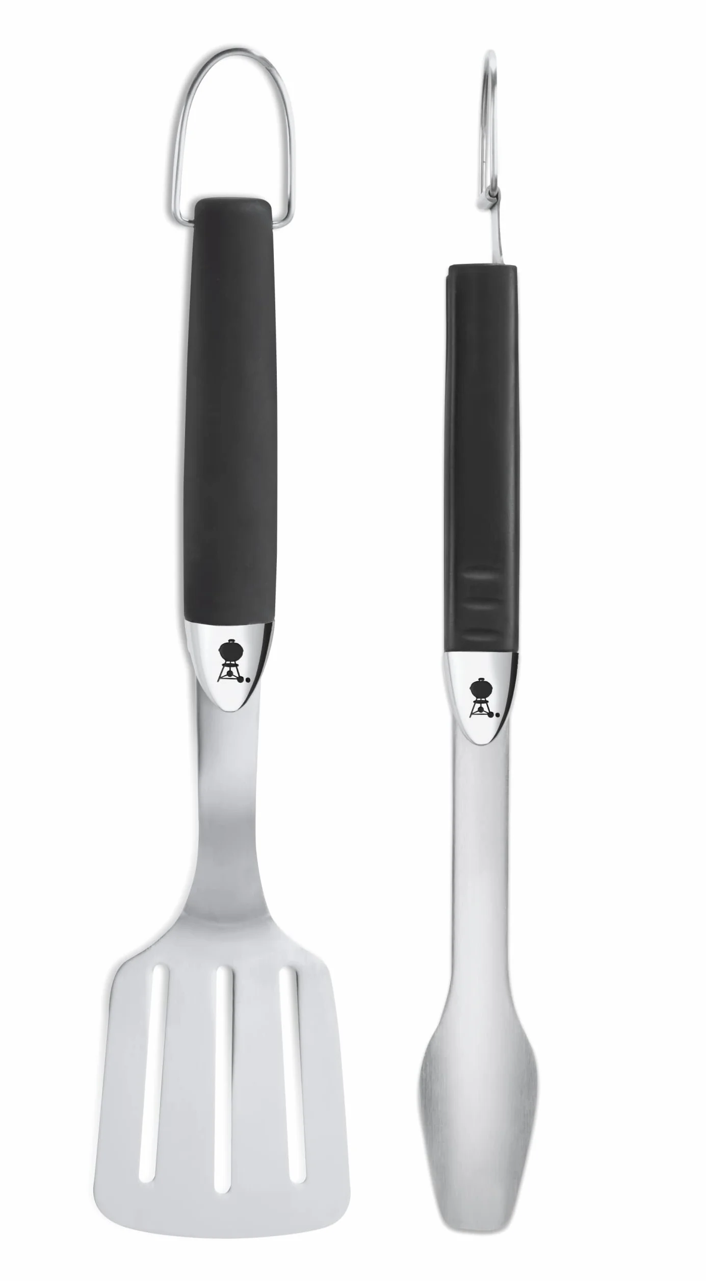 Weber Zestaw Narzędzi do Grillowania Stal Nierdzewna 2-częściowy Szczypce 38cm Łopatka 35cm Srebrny