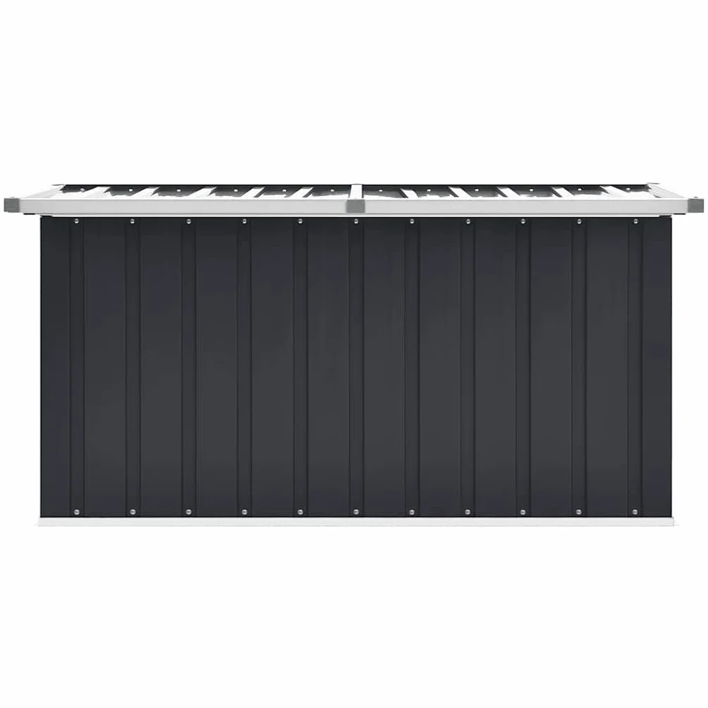 vidaXL Skrzynia ogrodowa do przechowywania 129x67x65 cm antracytowa