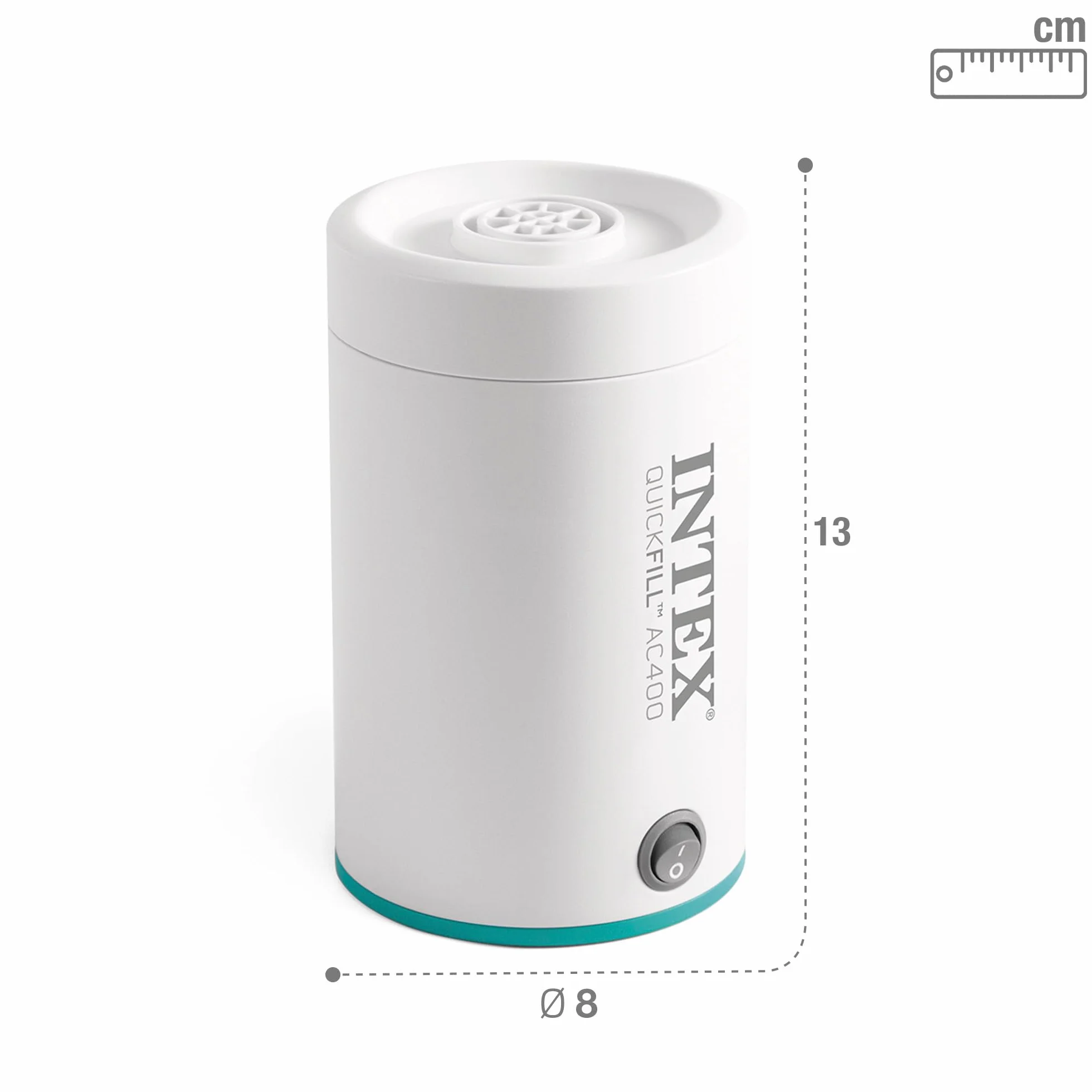 Intex 66646 QuickFill AC400 pompa elektryczna do pompowania i opróżniania, tworzywa sztucznego, biała