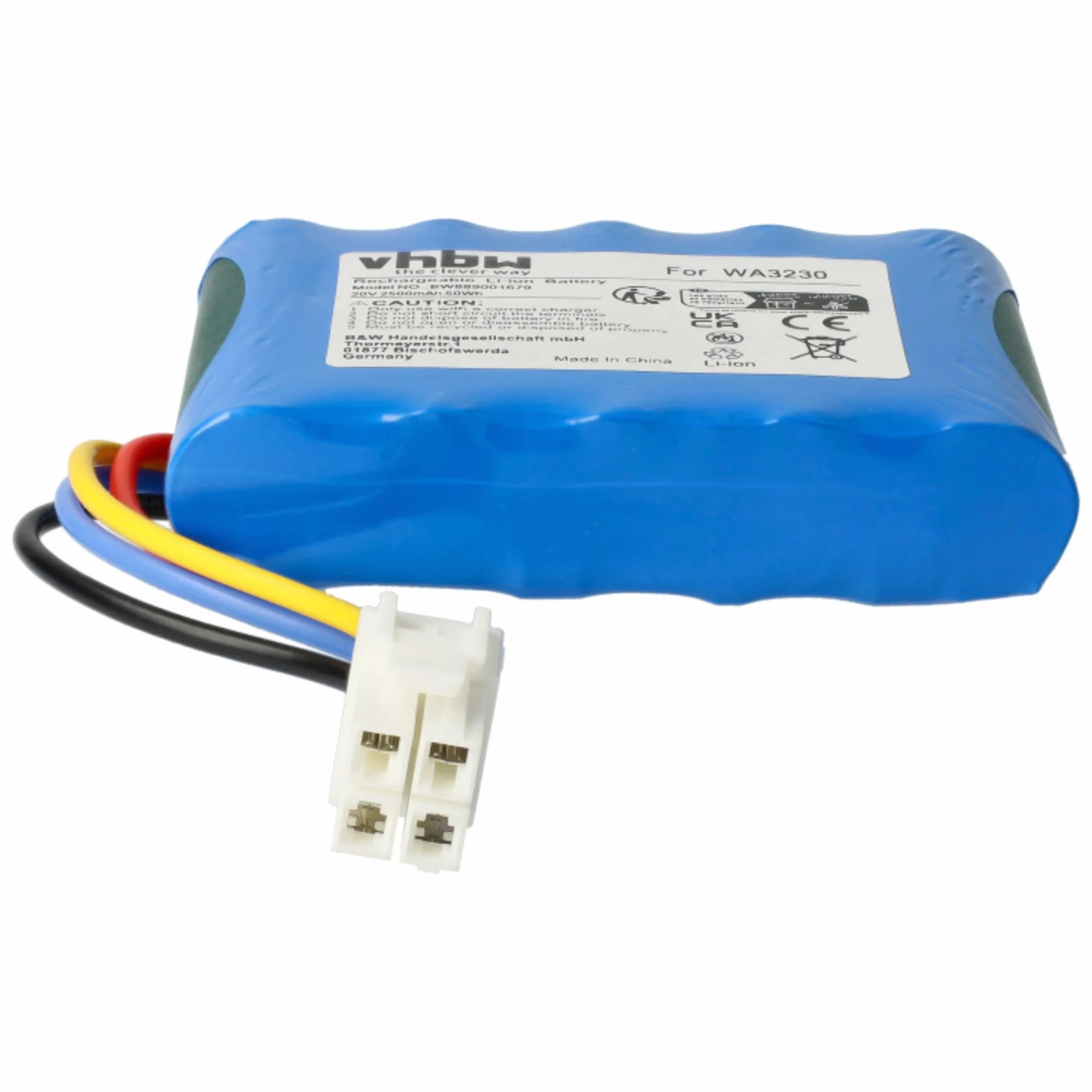 vhbw Akumulator zamienny do Worx Landroid 50032492 50032774 WA3230 WA3231 2500 mAh 20 V litowo-jonowy