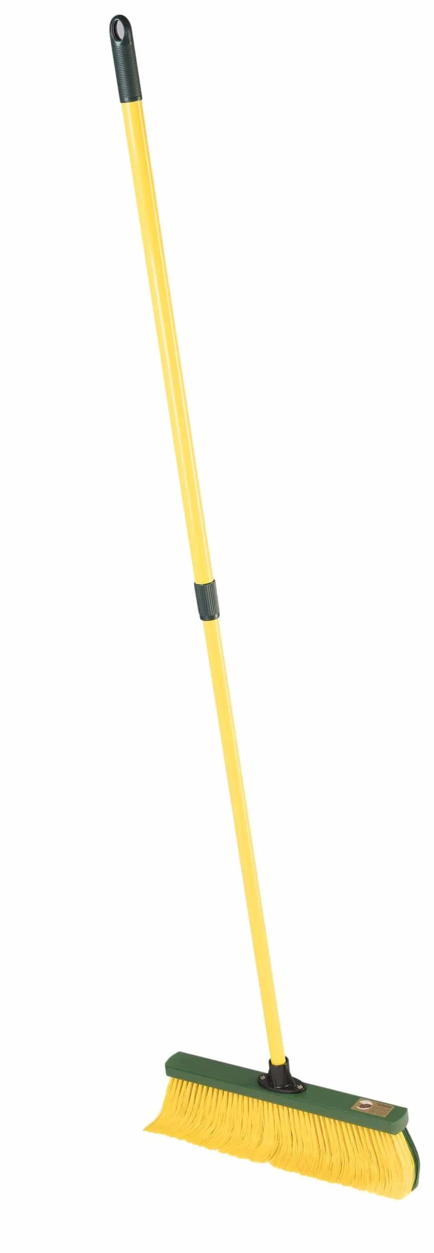 Miotła z teleskopowym trzonkiem, szerokość 40 cm, długość po rozłożeniu 1,4 m, długa miotła z zakrzywionym włosiem, regulowana szczotka do użytku na zewnątrz