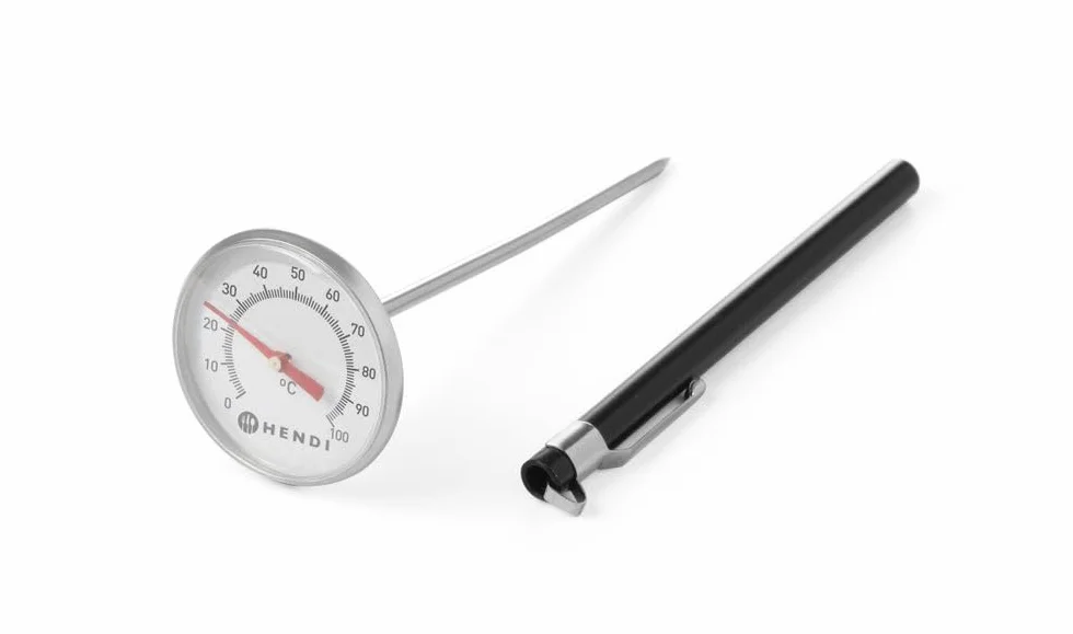 HENDI Termometr z sondą, 0/100˚C - ø44.5x(H)140mm