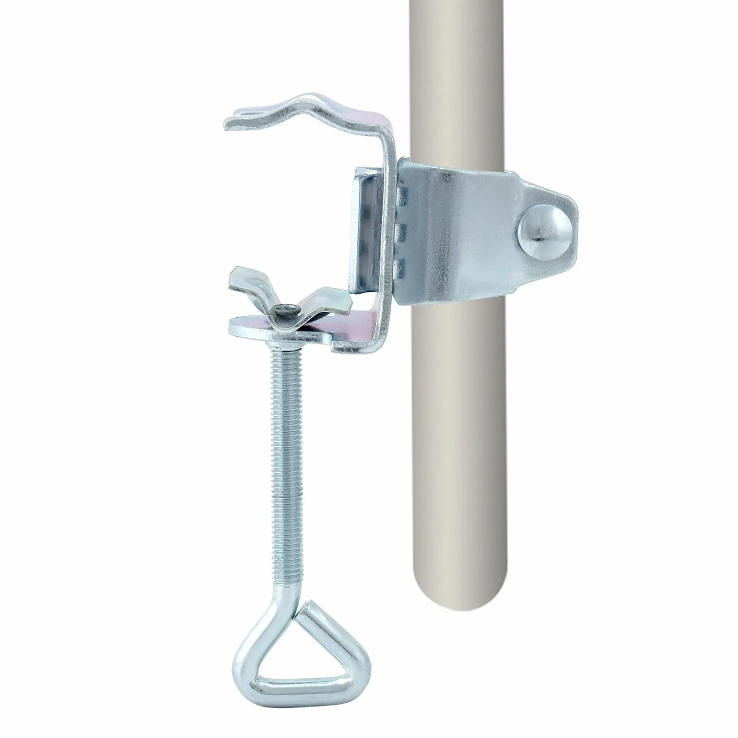 QWORK 2 sztuki stojak na parasol balkonowy, zacisk stołowy Ø 19-32 mm, do poręczy