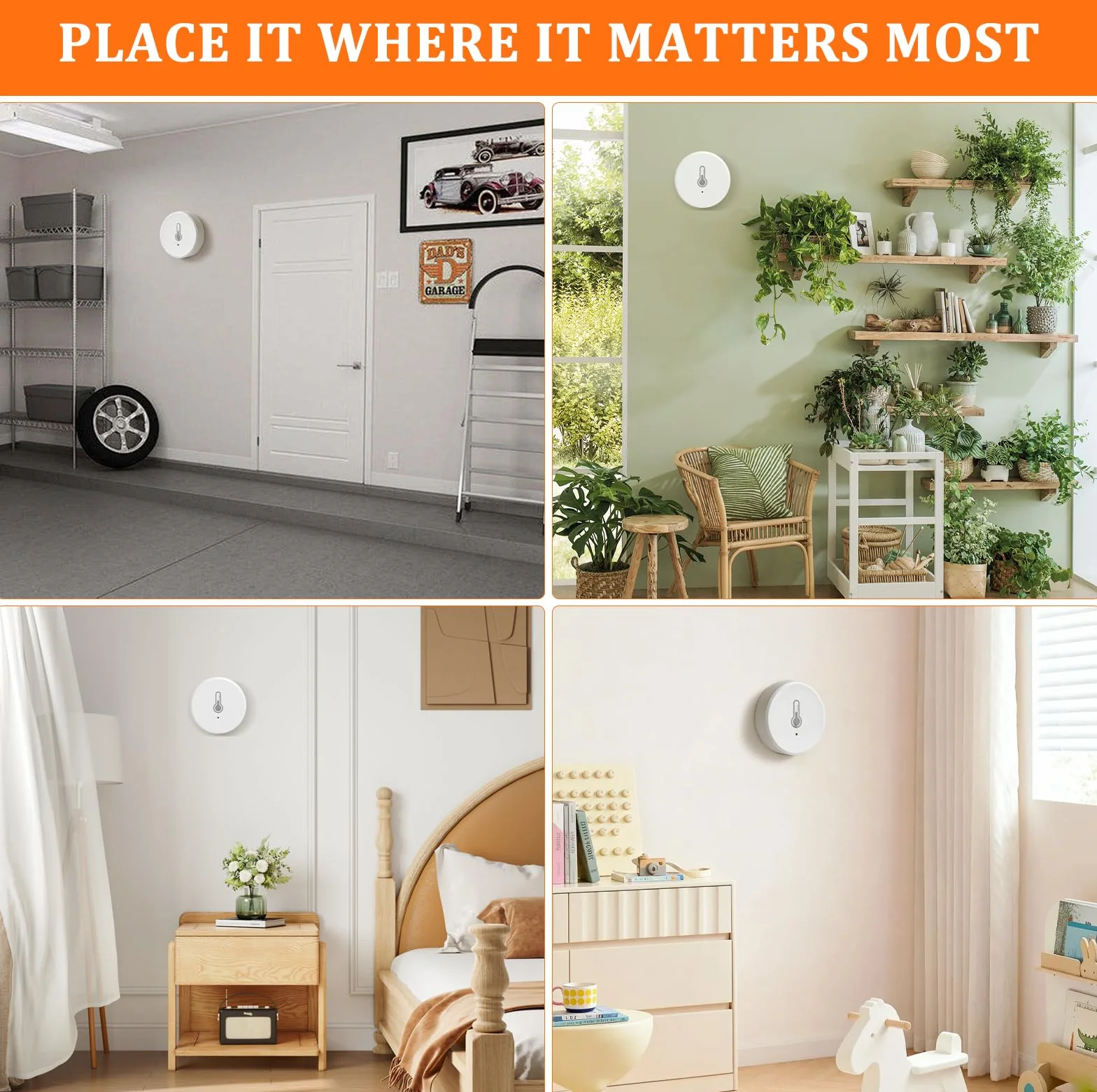 Zigbee czujnik temperatury i wilgotności do automatyzacji domu kompatybilny z Home Assistant Zigbee2mqtt