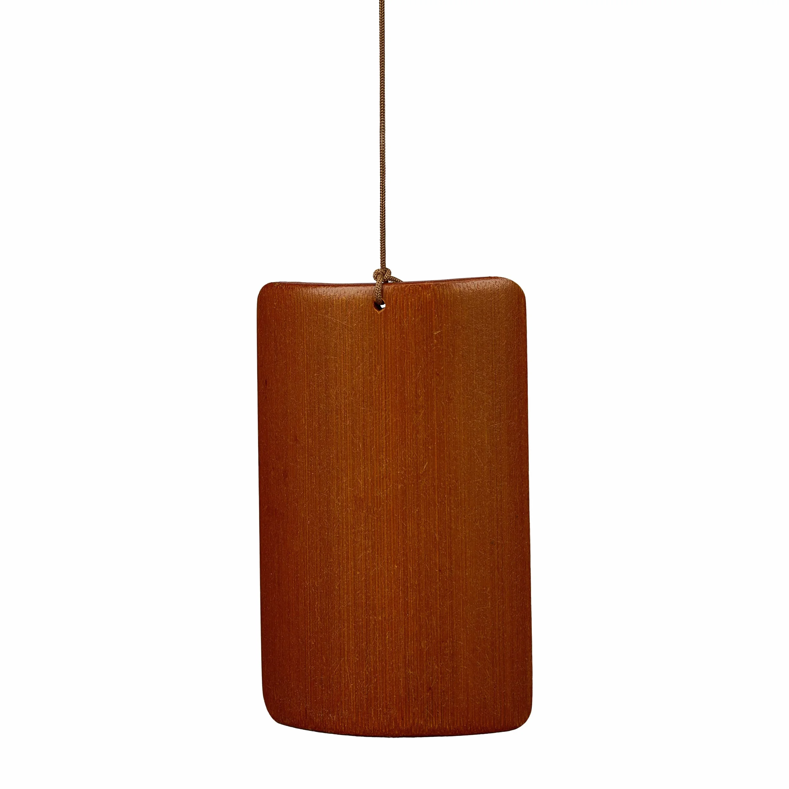 Relaxdays Dzwonek wietrzny bambusowy, wzór żaglówki, dekoracja wisząca na zewnątrz i wewnątrz, wys. x gł.: 72 x 20 x 6 cm, kolor brązowy