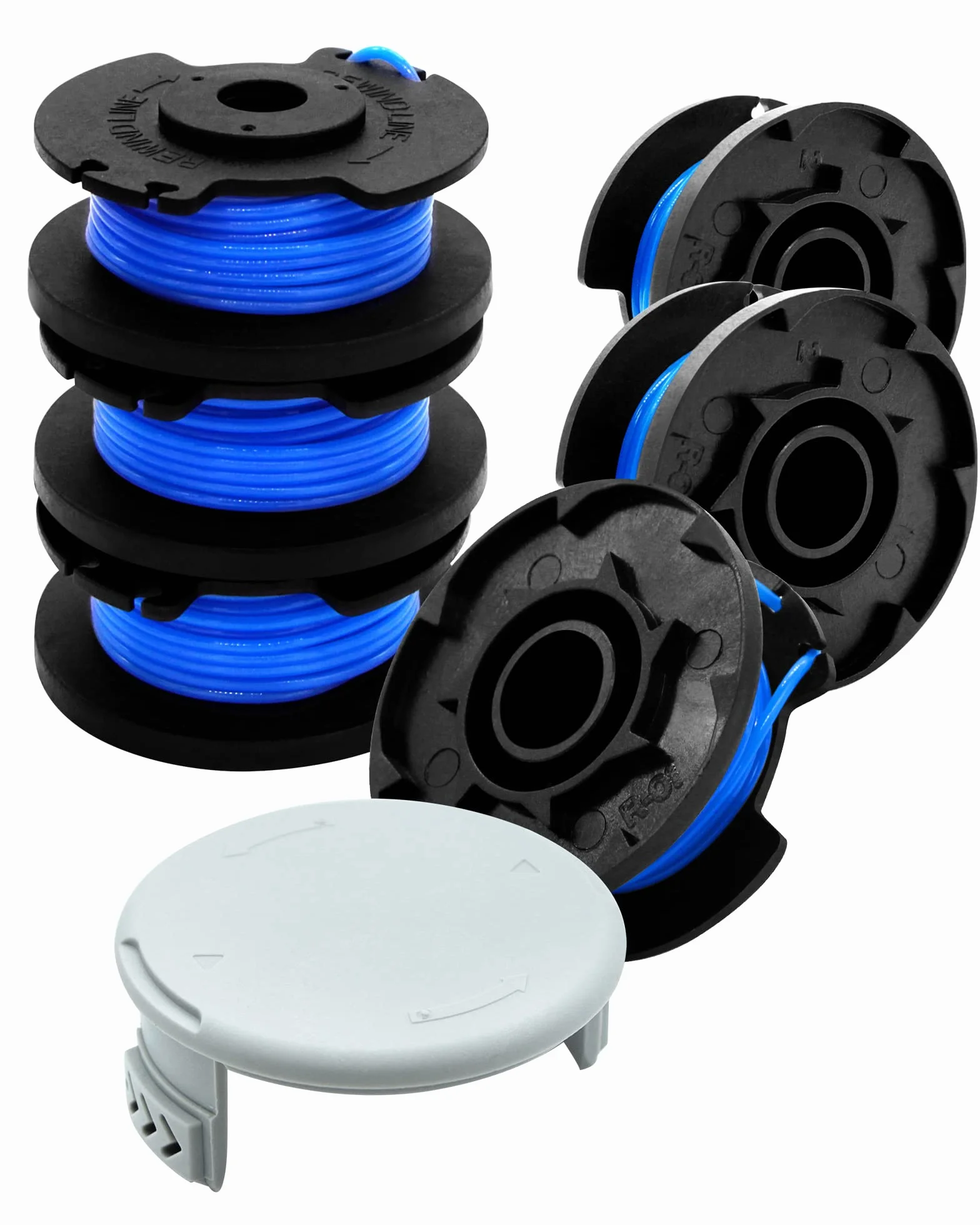 Sznurek do podkaszarki Ryobi One+ 18V 24V 40V, żyłka 6 szpulek 3,35m 1,6mm, zamiennik AC14RL3A