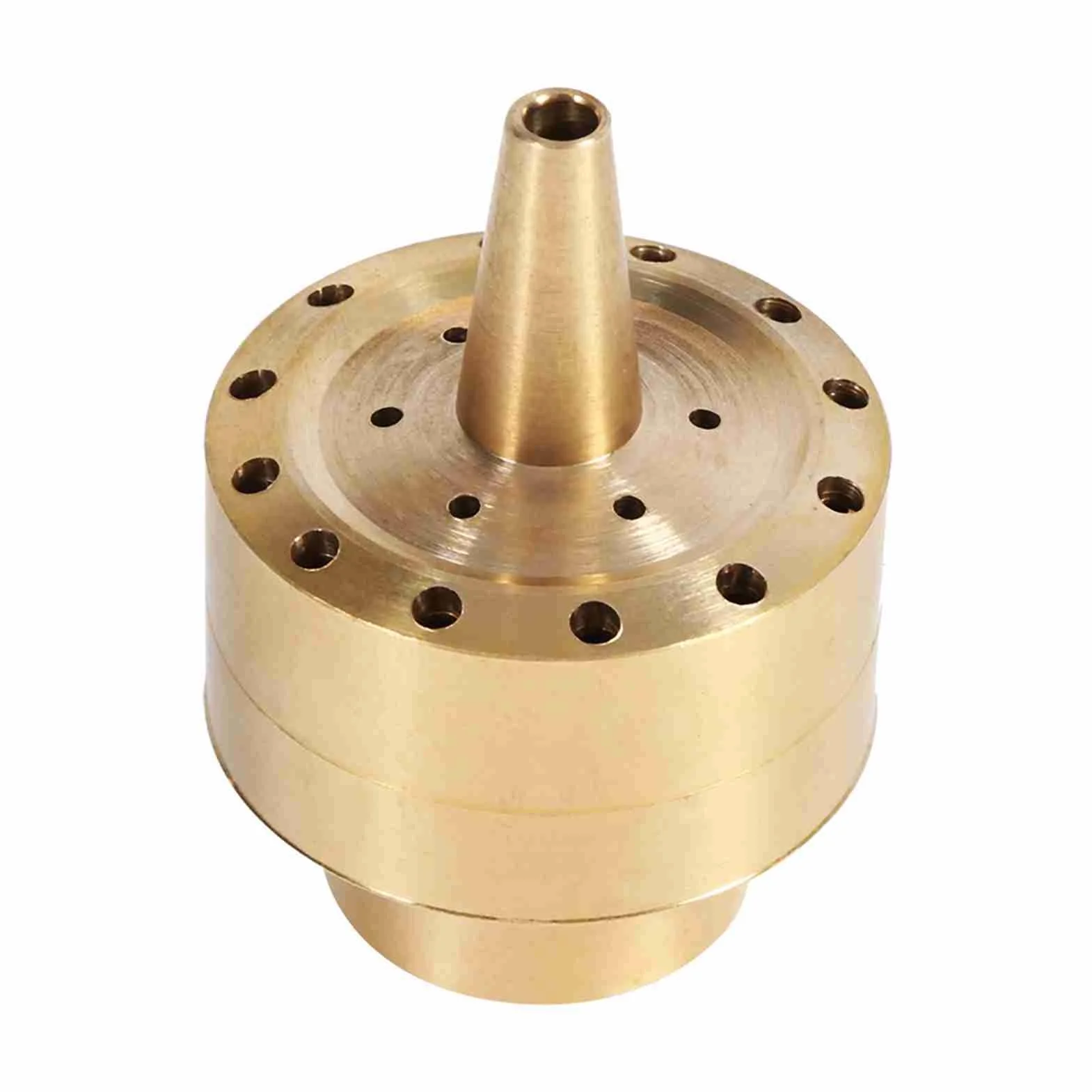 Dysza do fontanny 3/4" z mosiądzu – Zraszacz do ogrodu, dziedzińca, parku – Akcesoria do dekoracji zewnętrznego ośmiotnienia wodnego – Dysza do fontanny 1/2"/1/4"