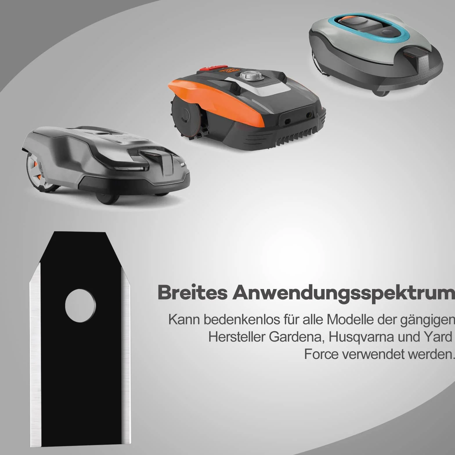 30 szt. uniwersalnych noży do robotów koszących TITAN – zestaw ostrzy + śruby (3g – 0,75 mm, kolor czarny) – kompatybilne z Husqvarna Automower, Gardena i innymi robotami do trawy