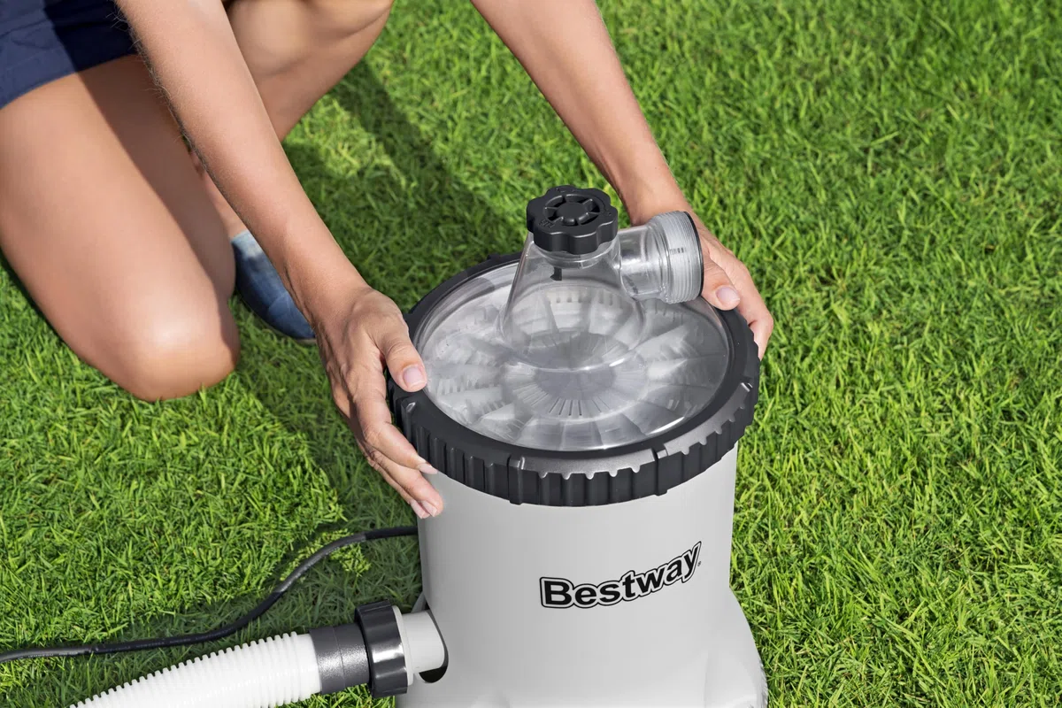 Bestway 58870 Polysphere pompa filtrująca 5,678 l, szara
