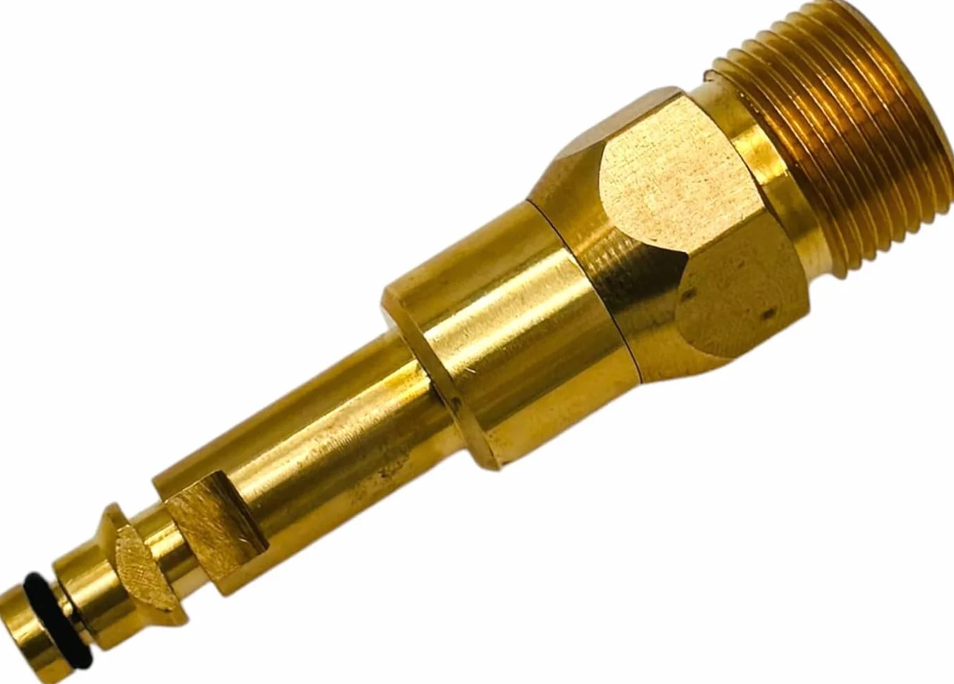 M&M Smartek Adapter Quick-Click pasujący do węży wysokociśnieniowych z M22 x 1,5 IG - do Kärcher, Kränzle i wielu innych - ok. 8,5 cm długości