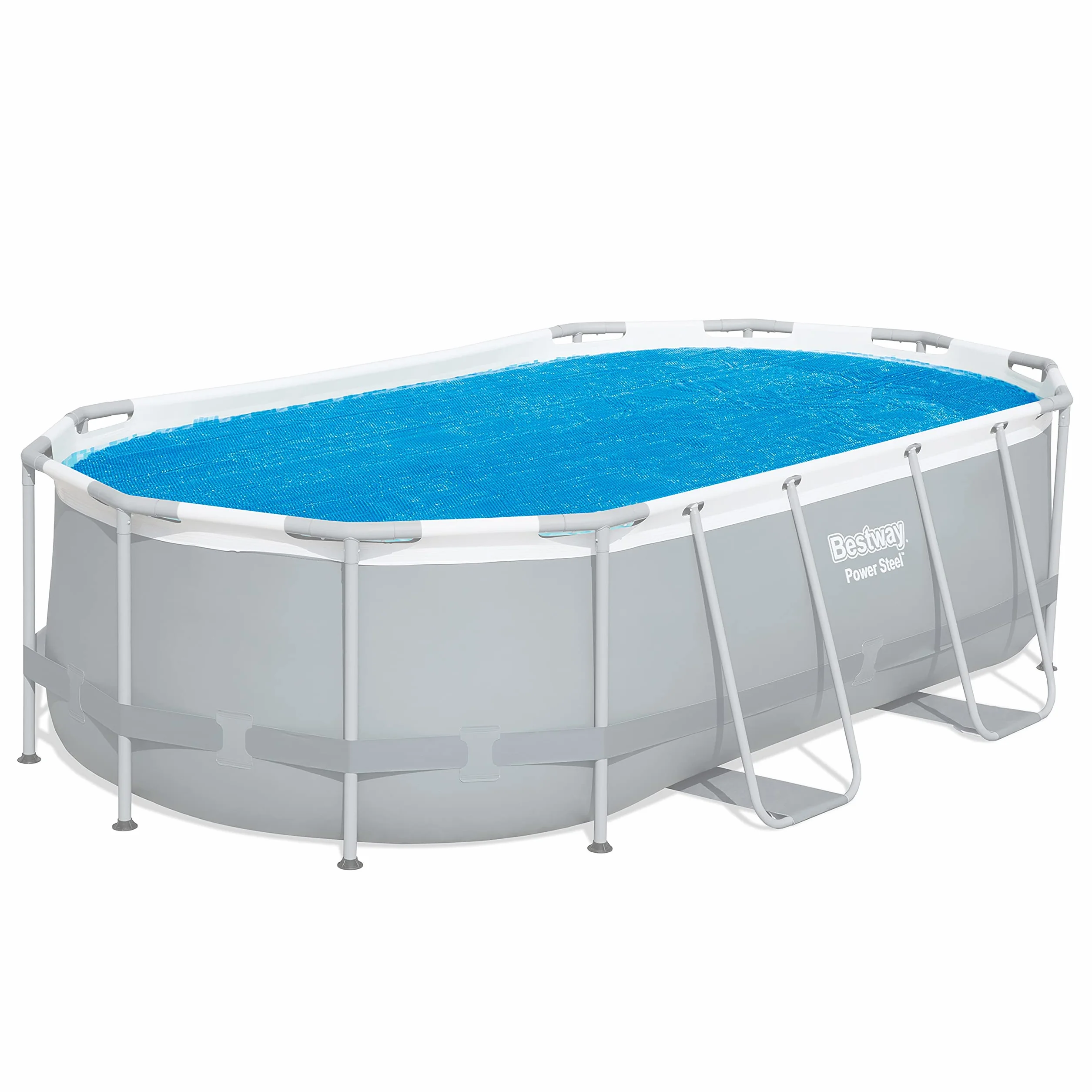 Cubierta Solar Ovaladas para Piscinas de 427x250x100 cm. Bestway 58672