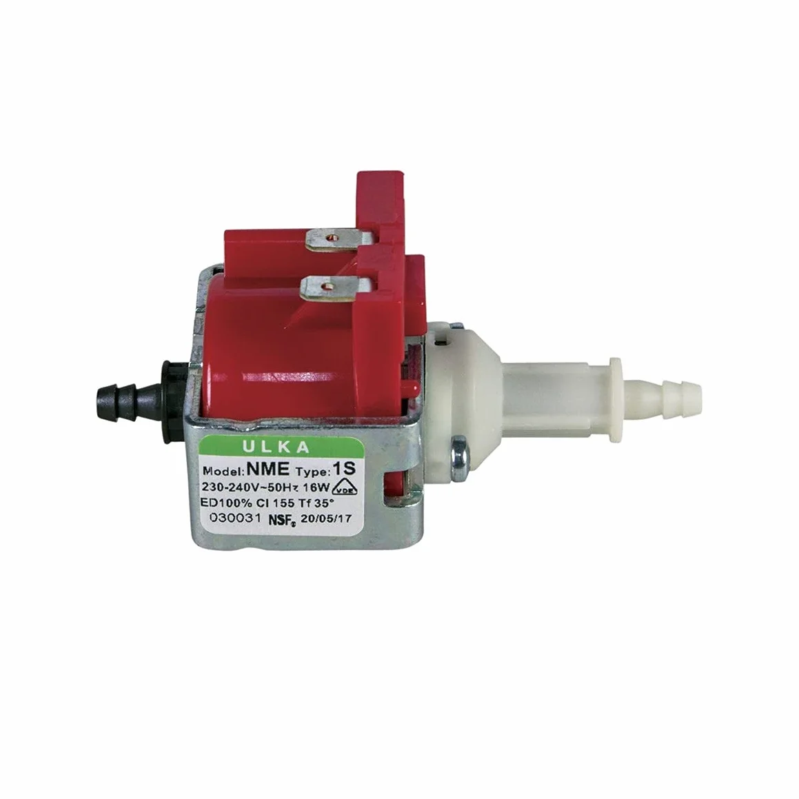 Ulka NME1S elektryczna pompa wodna, pompa ciśnieniowa, pompa tłokowa, 230 V, 16 W, uniwersalny ekspres do kawy
