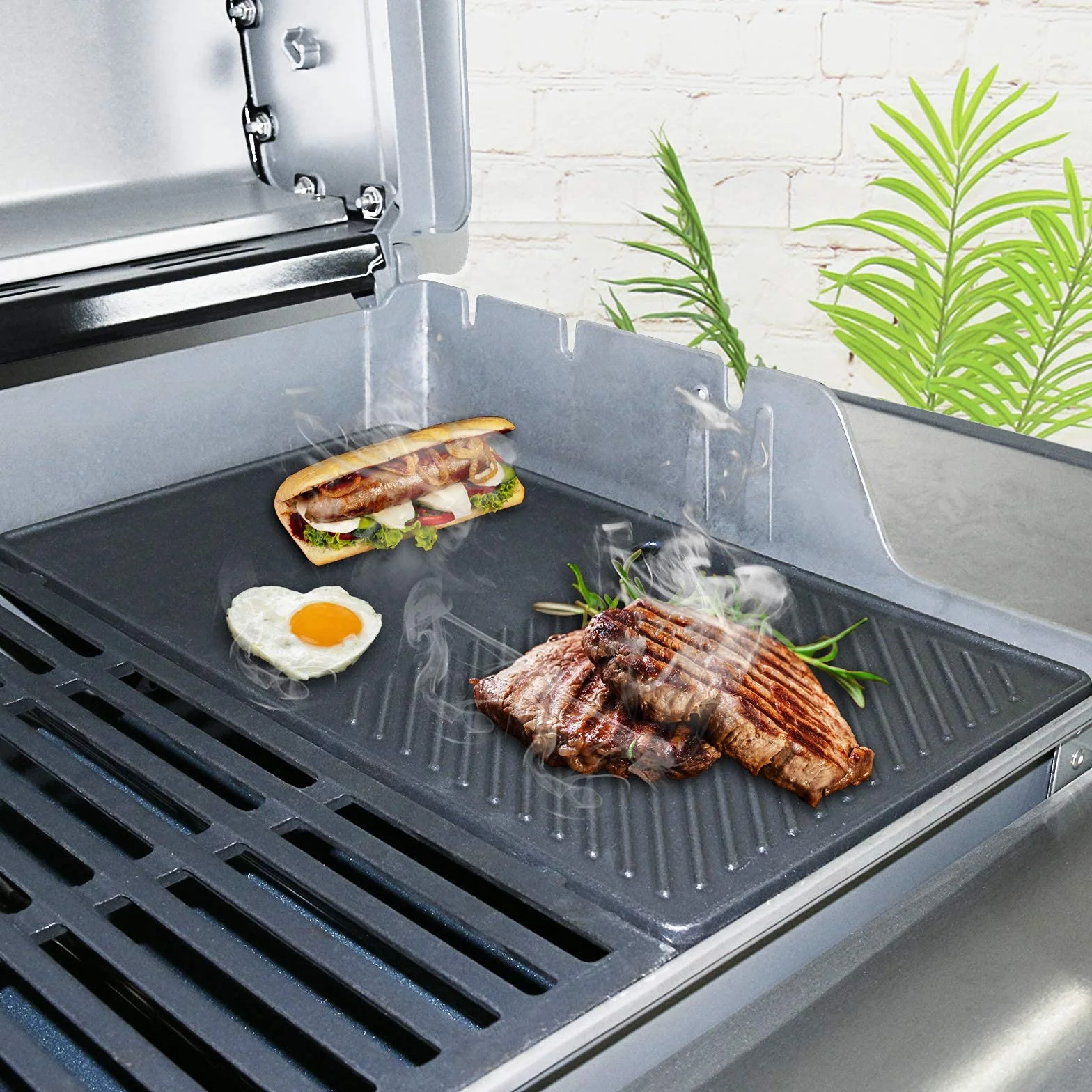 Weber GFTIME ruszt do grilla 44,5 cm żeliwny część zamienna do Spirit E210/220 S210/220