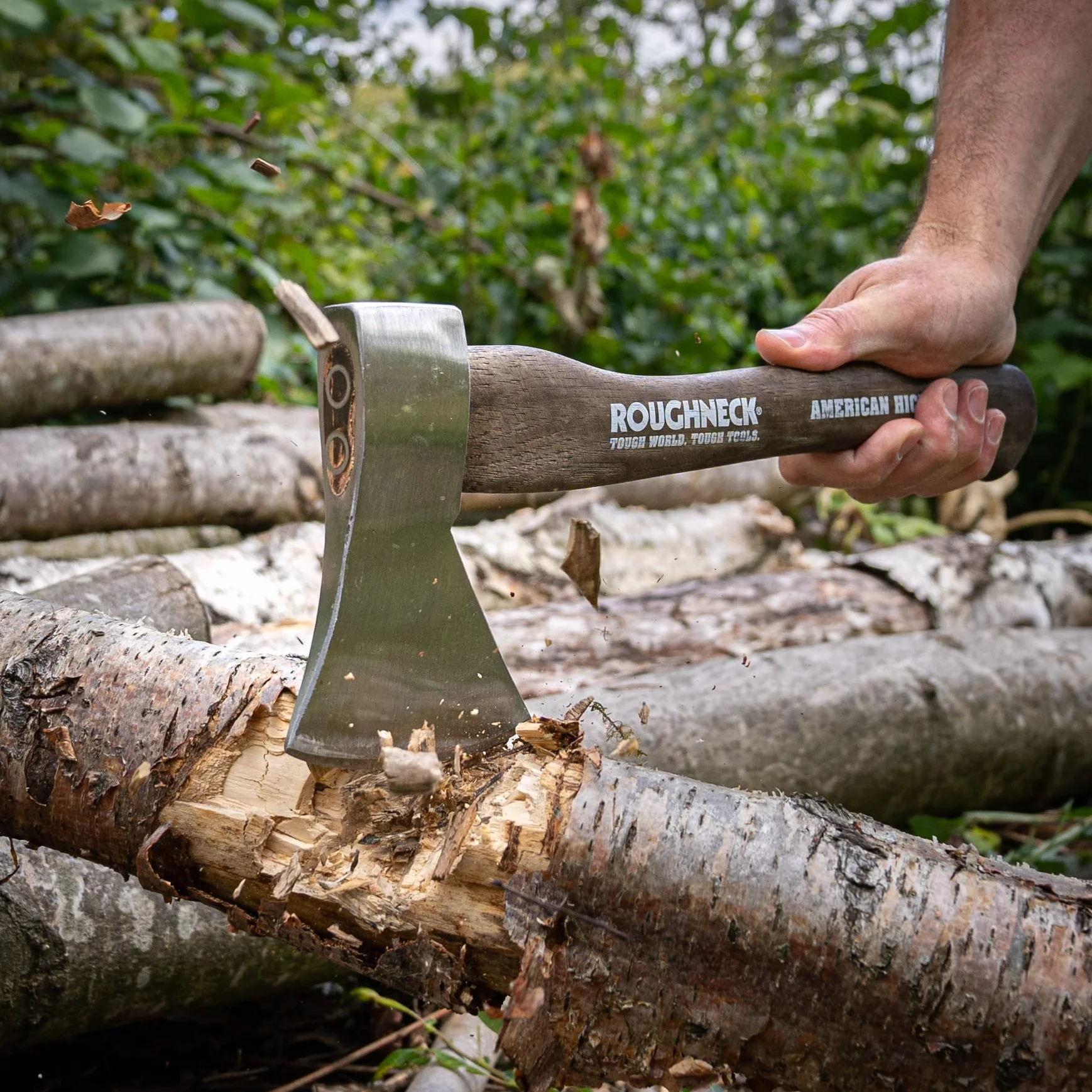 Roughneck ROU65671 Traditional Hickory Handle Axe 800g (1¾lbs)