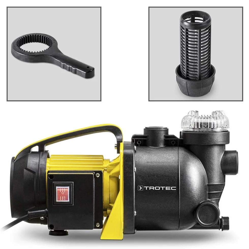 TROTEC Pompa ogrodowa z filtrem TGP 1005 E 1000 W 3300 l/h
