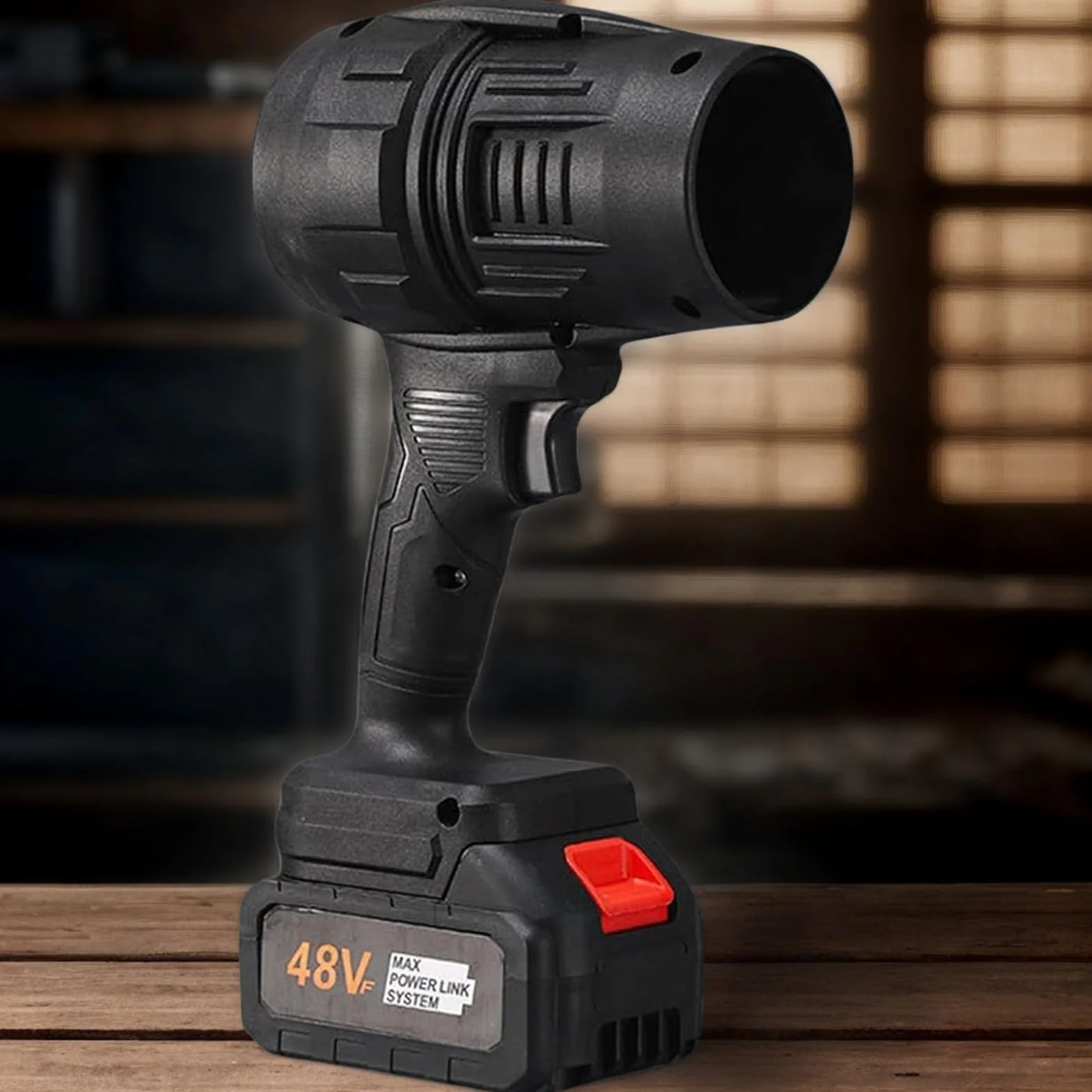 Cordless Leaf Blower Turbo Air Duster 8.66x5.71in Variable Speed Electric Battery Charger Set