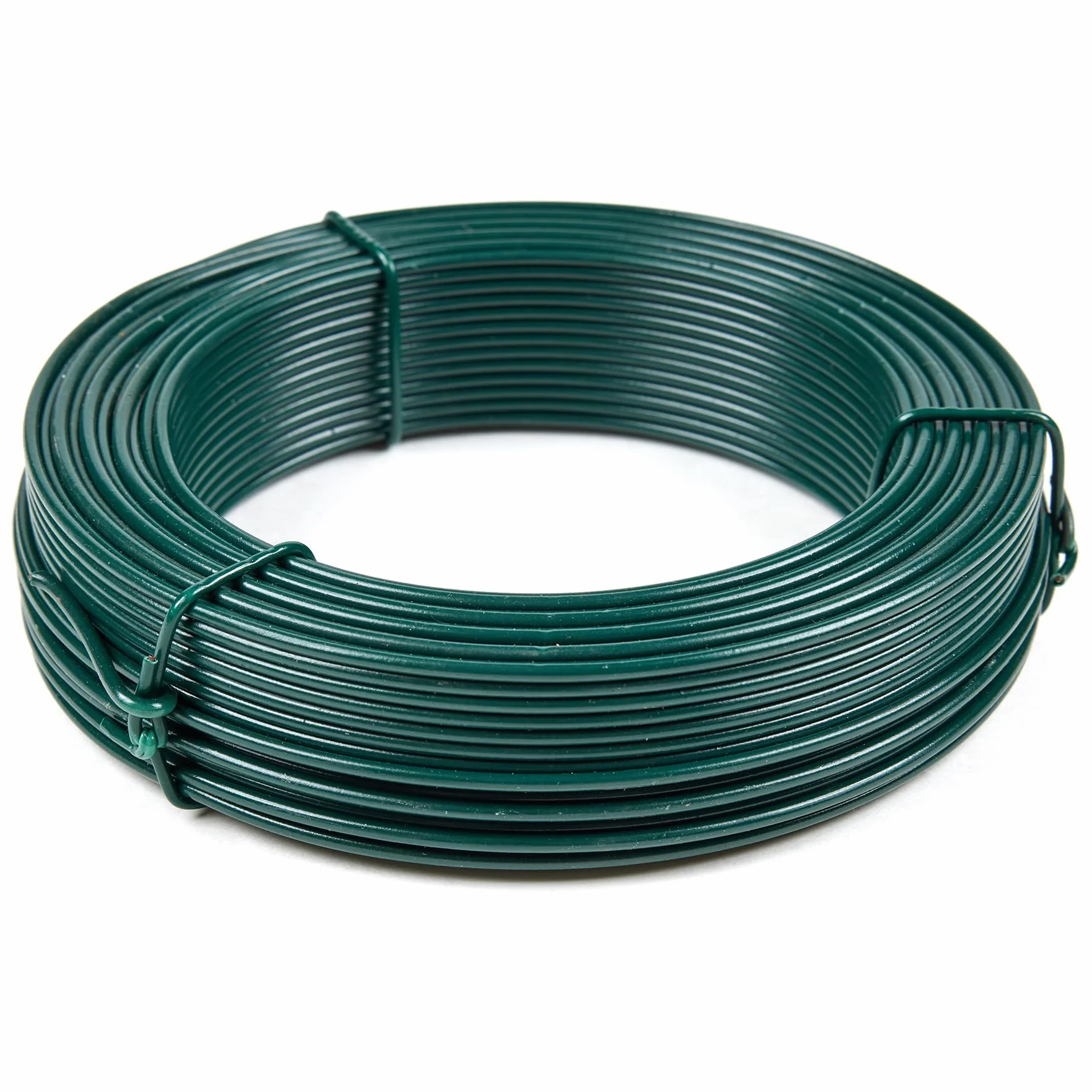 Drut z tworzywa sztucznego Zielony Ø2,7mm Rolka 50m PVC ogrodu