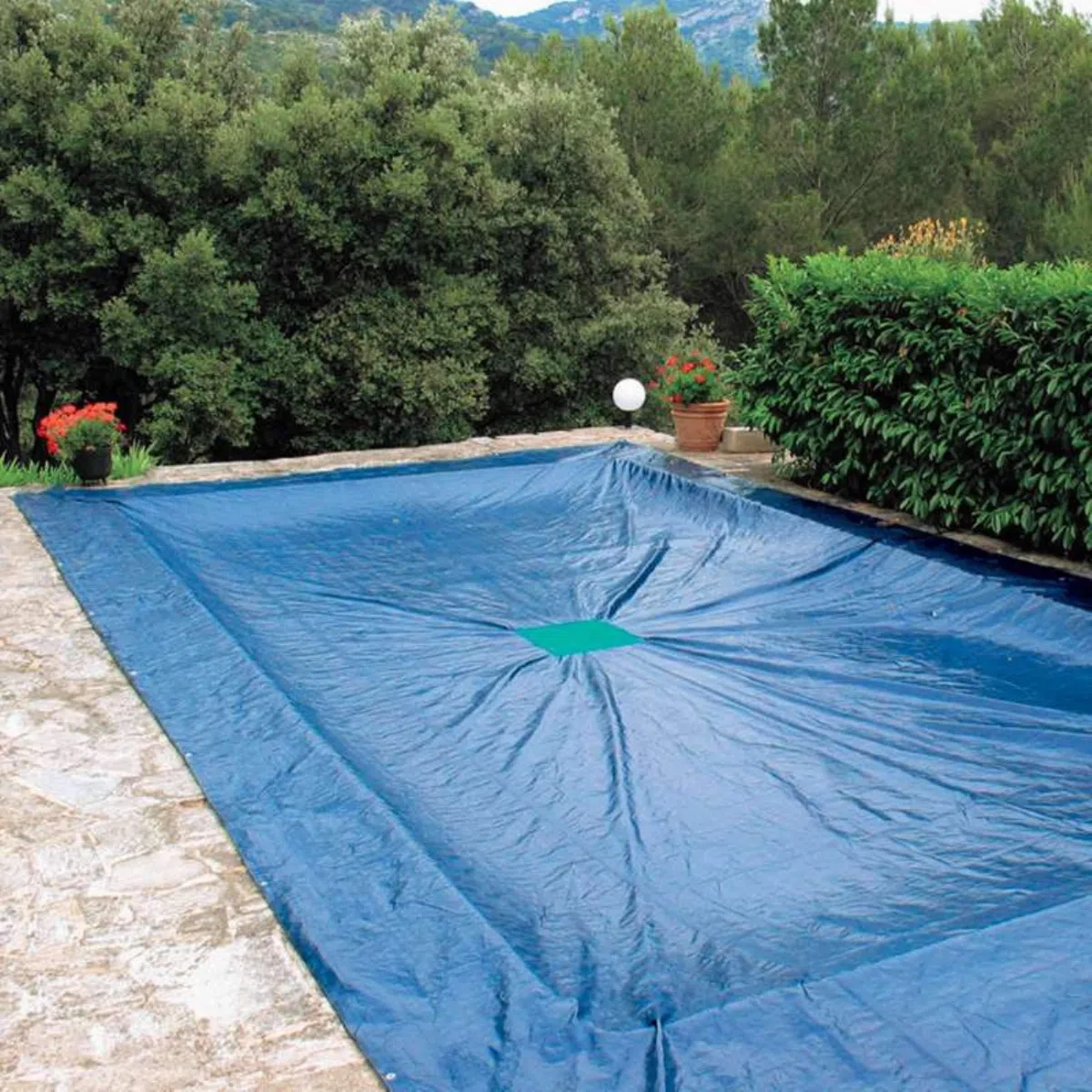 Provence Outillage 07427 Okrycie do Basenu, Niebieski, 6 x 10 m