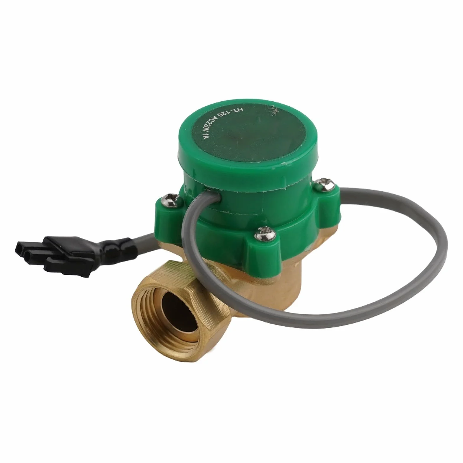 Honseadek G1/2 pompa obiegowa ciepłej i zimnej wody, elektroniczna pompa wspomagająca, mosiądz, mieszkalna/dekoracyjna, 6,7 cm, zielona