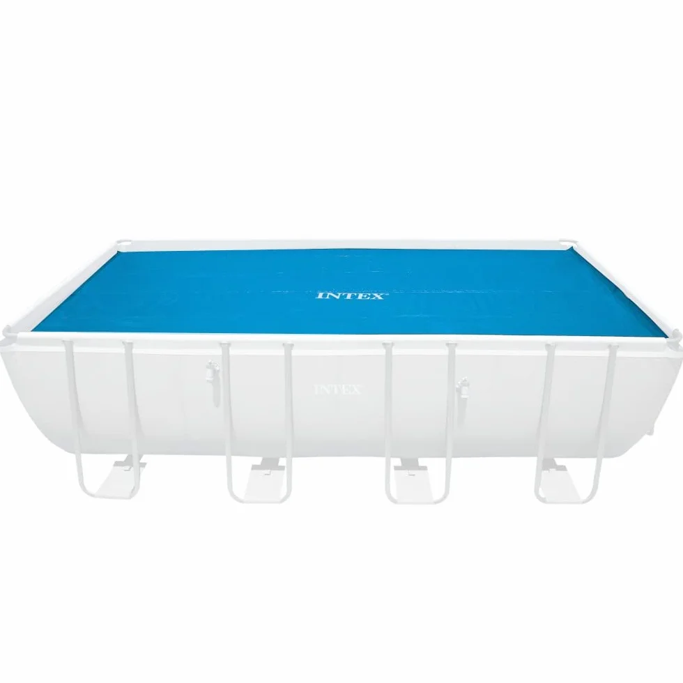 Intex Telo Termico per Piscina Rettangolare 549x274 cm Polietilene Blu 28016
