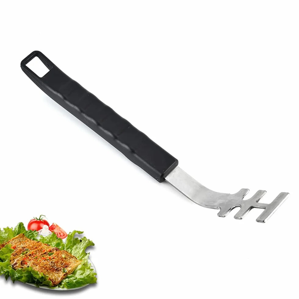 Podnośnik rusztu do grilla, głowica ze stali nierdzewnej, długi uchwyt, Culinary Modular ruszt, wygodne podnoszenie gorących i brudnych rusztów, 25,7 cm, do wszystkich grilli z wkładką modułową Culinary