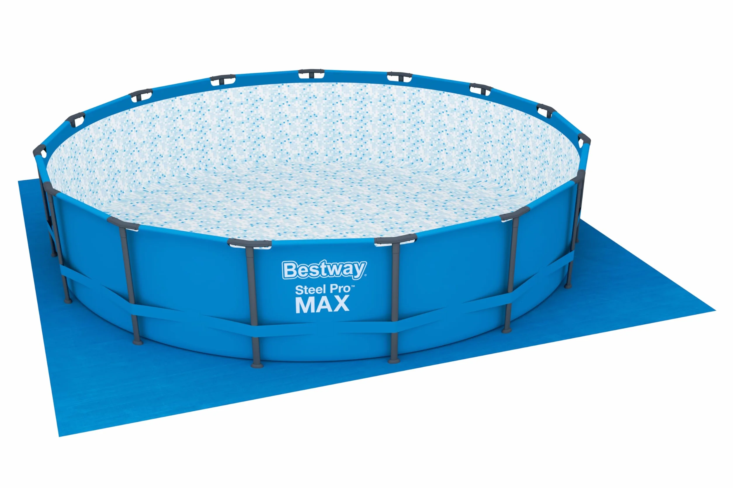 Bestway | Tkanina ochronna do basenów naziemnych i spa z hydromasażem, 4,57 m, niebieska