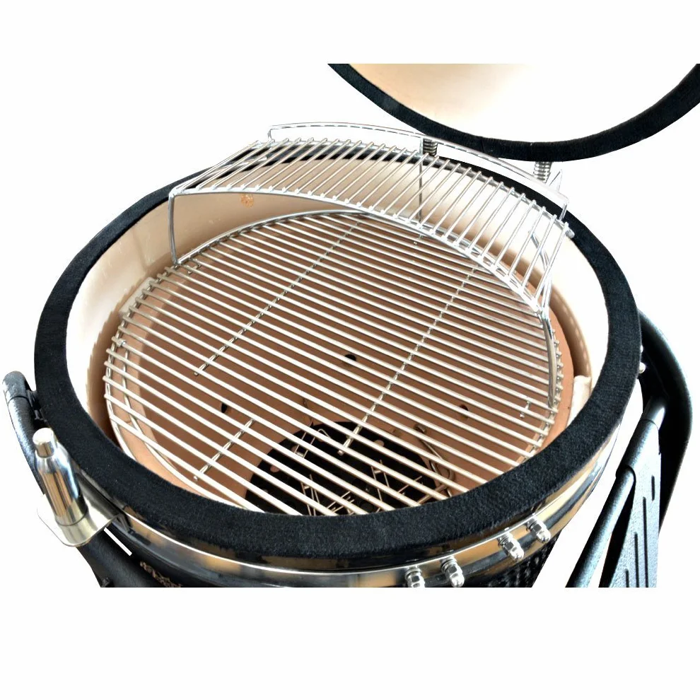 Onlyfire Ruszt Rozgrzewający do Grilli Węglowych z 57 cm, Grilli Kociołkowych i Kamado, Ruszt do Grilla, Ruszt