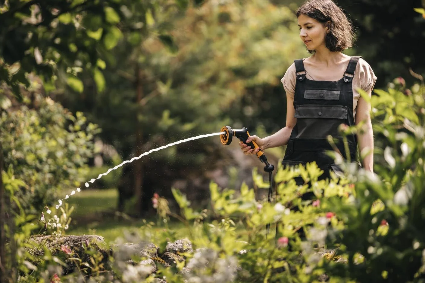Fiskars Cf Multi Pistolet Natryskowy, Czarny/Pomarańczowy, 5 Funkcji
